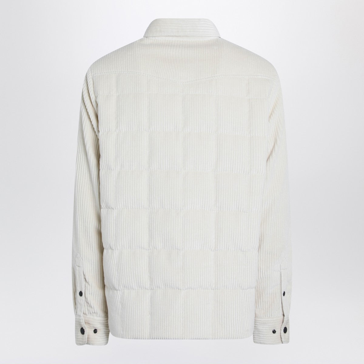 Moncler Grenoble White padded overshirt jacket Gelt