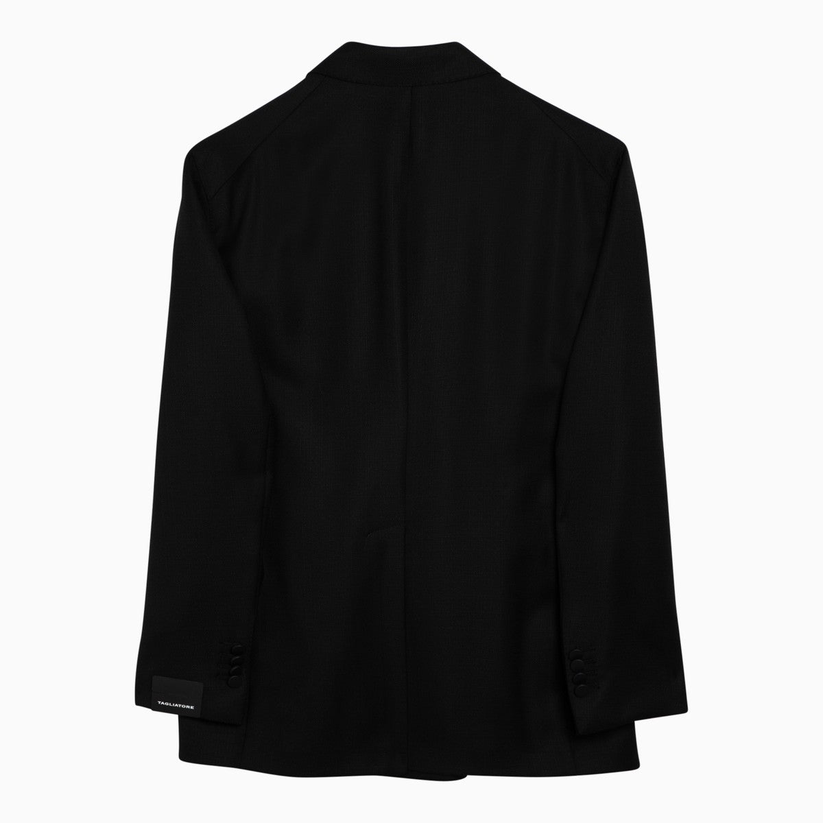 Tagliatore New York black wool double-breasted jacket