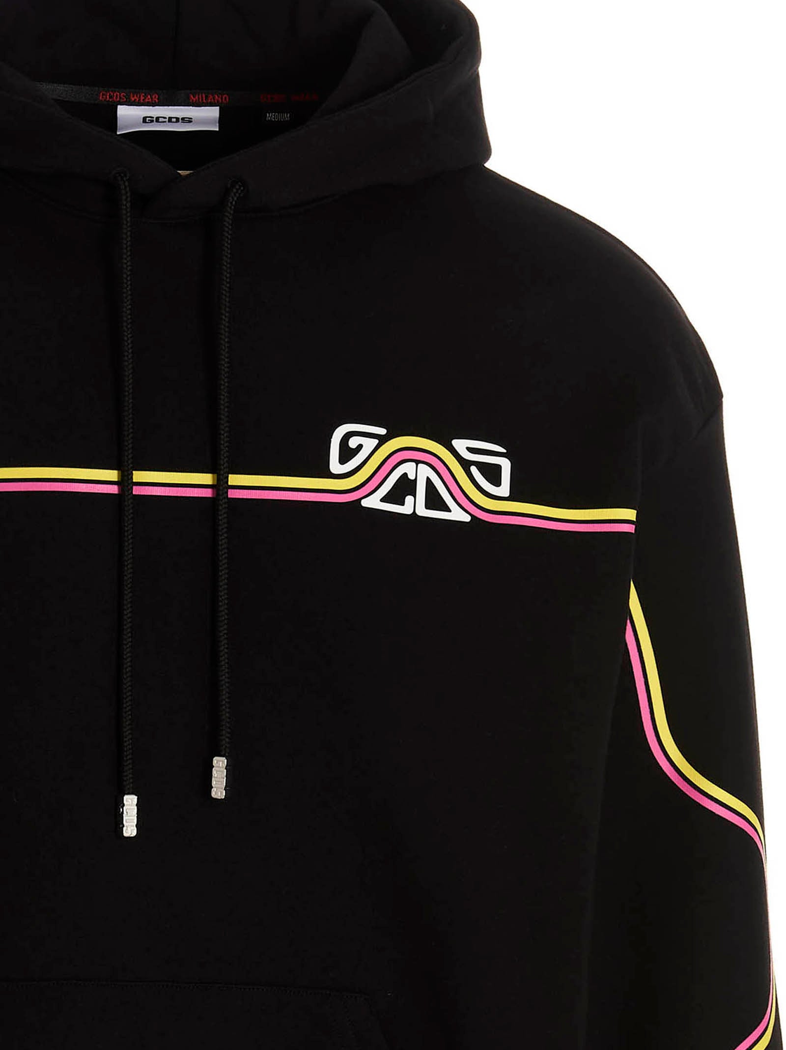 Gcds Waved Logo Hoodie