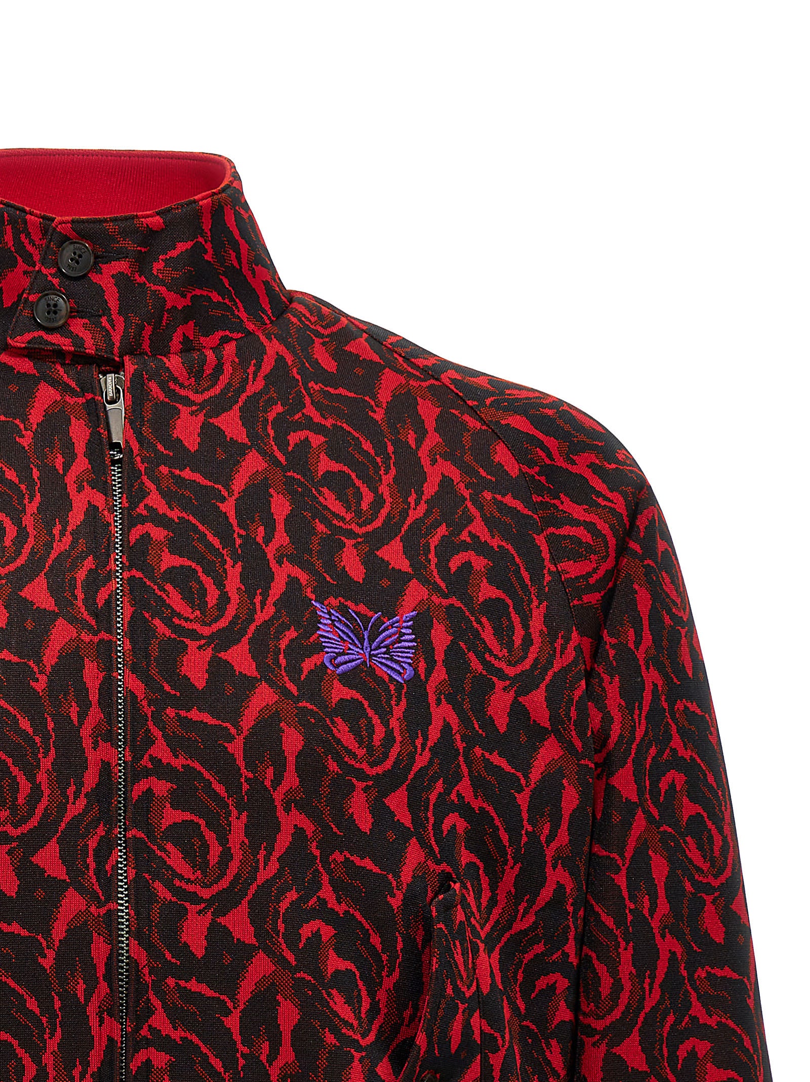 Baracuta Jacquard Needles Bomber Jacket