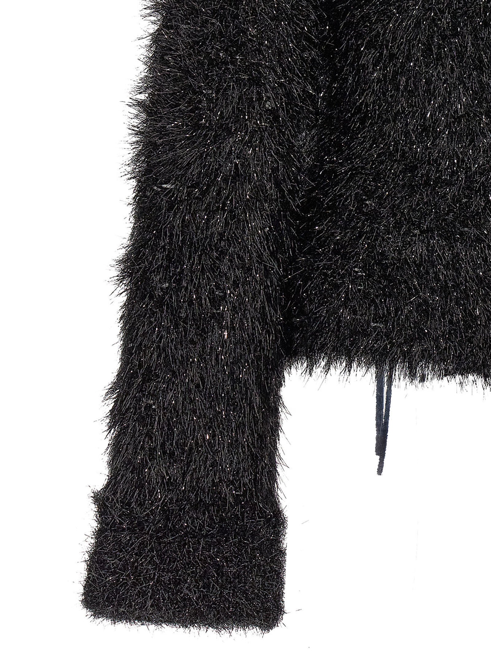 Victoria Beckham Cut-out Lurex Sweater