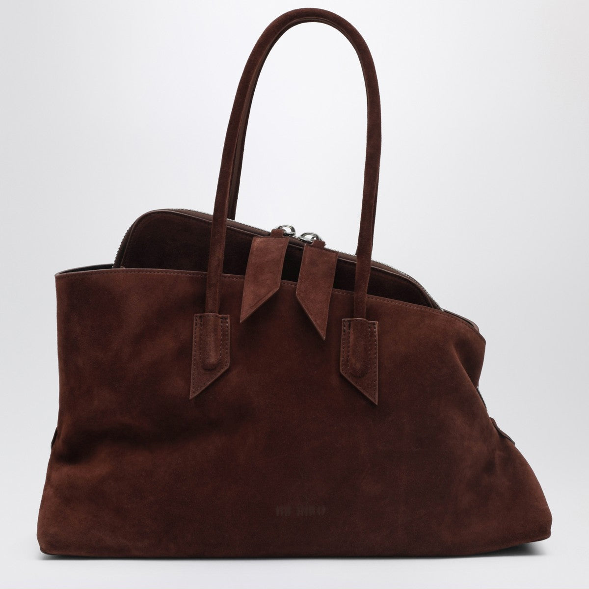 The Attico La Passeggiata Medium Light Chocolate bag