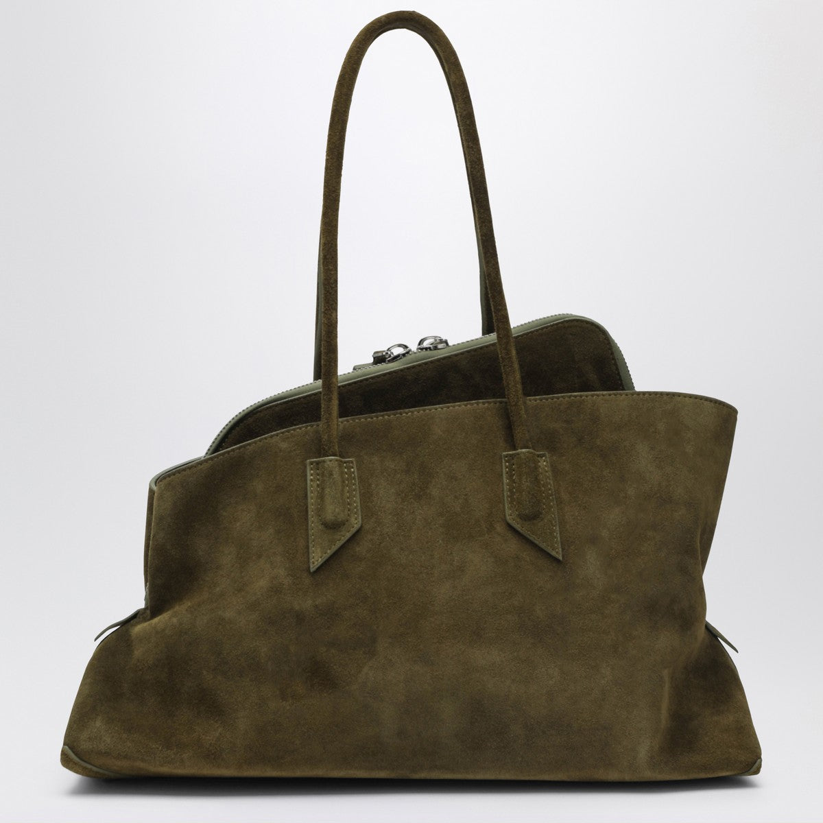The Attico La Passeggiata Medium khaki bag