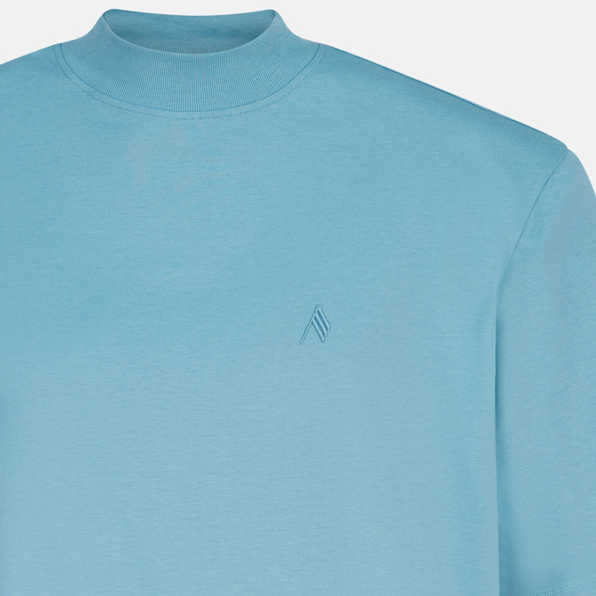 The Attico Light blue cotton T-shirt