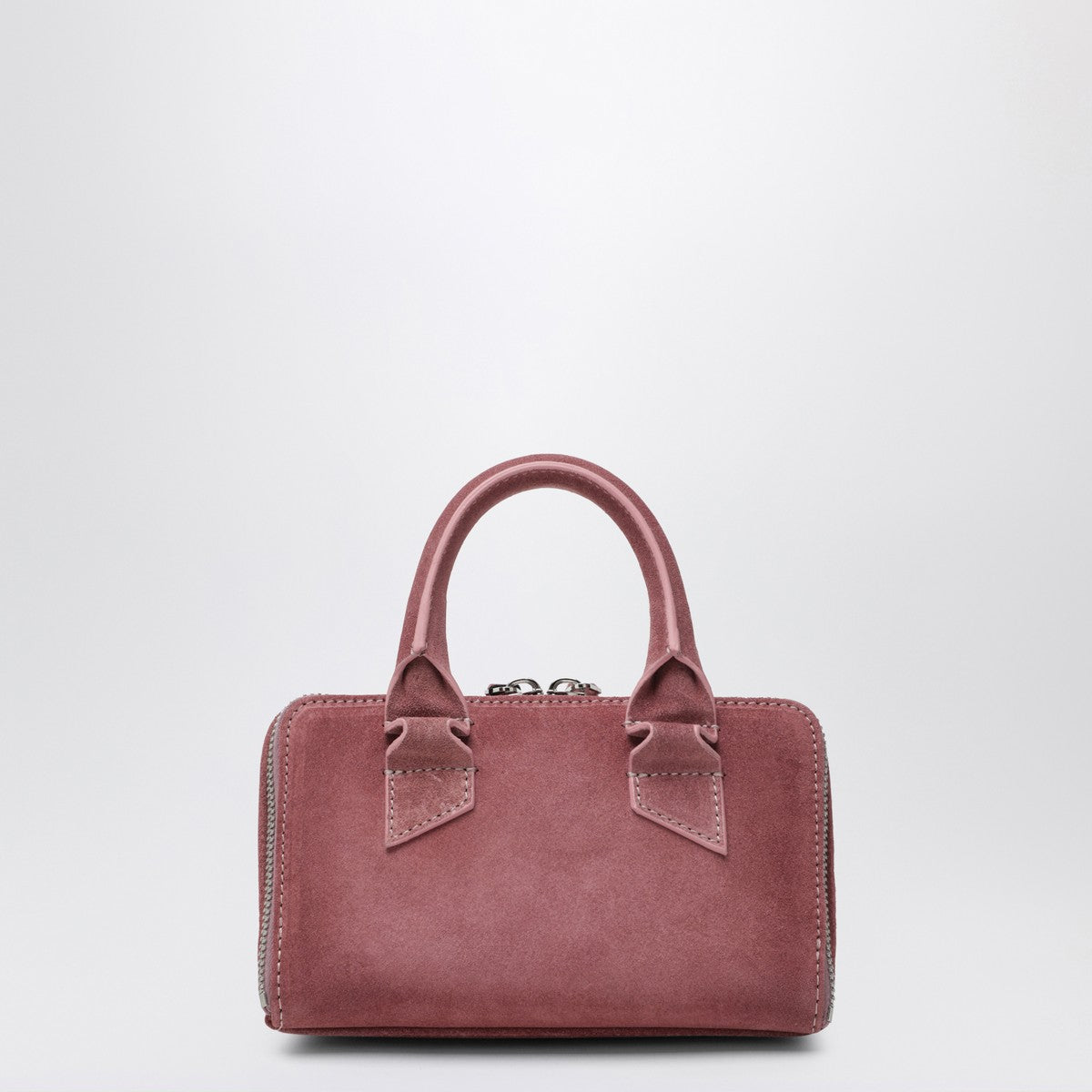 The Attico Pink suede Friday mini bag