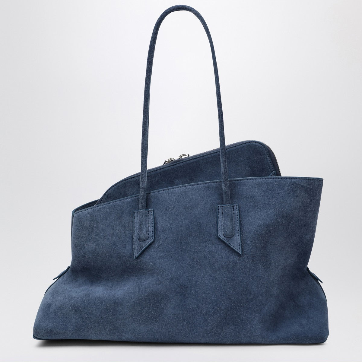 The Attico Sapphire blue La Passeggiata medium bag