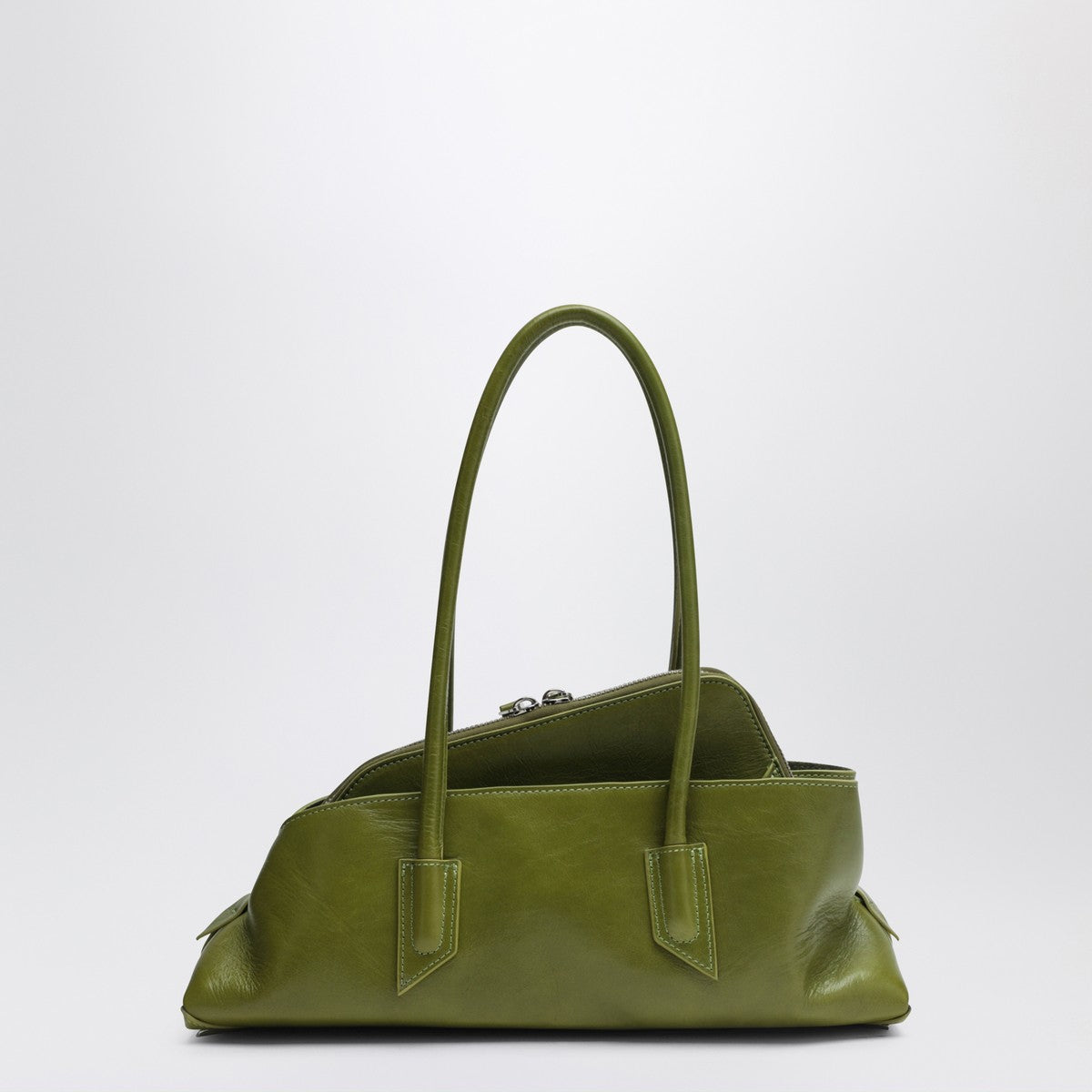 The Attico Olive green La Passeggiata small bag