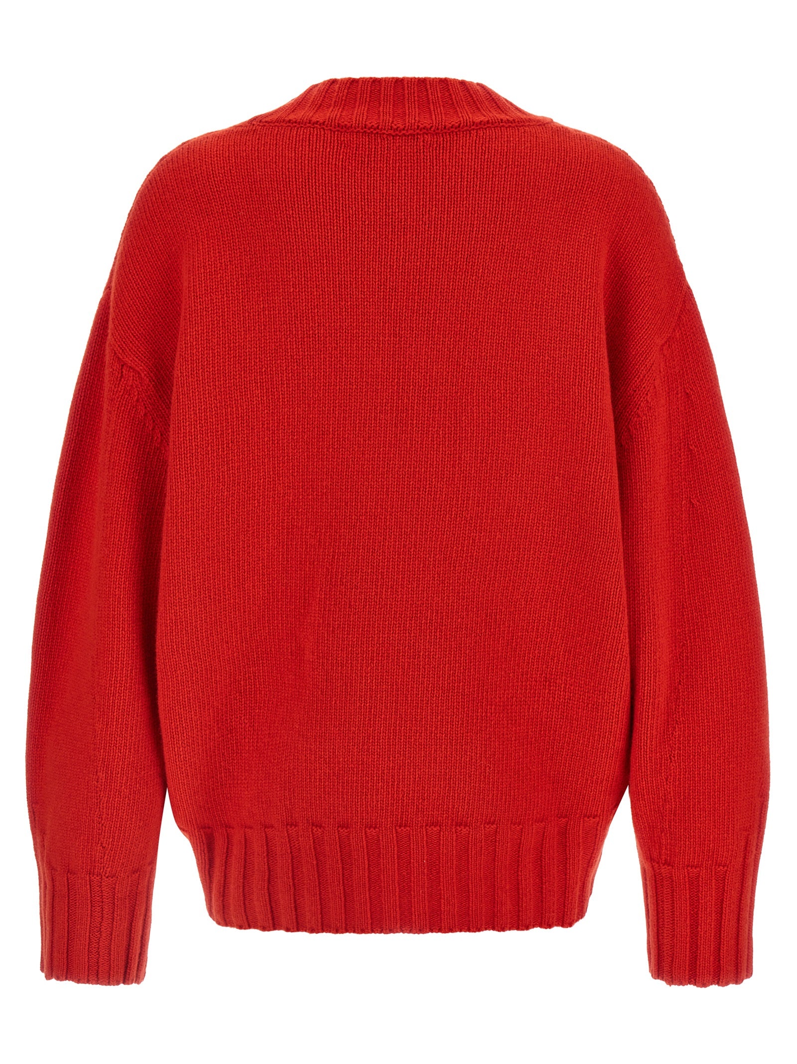 The Attico Asymmetrical Hem Sweater