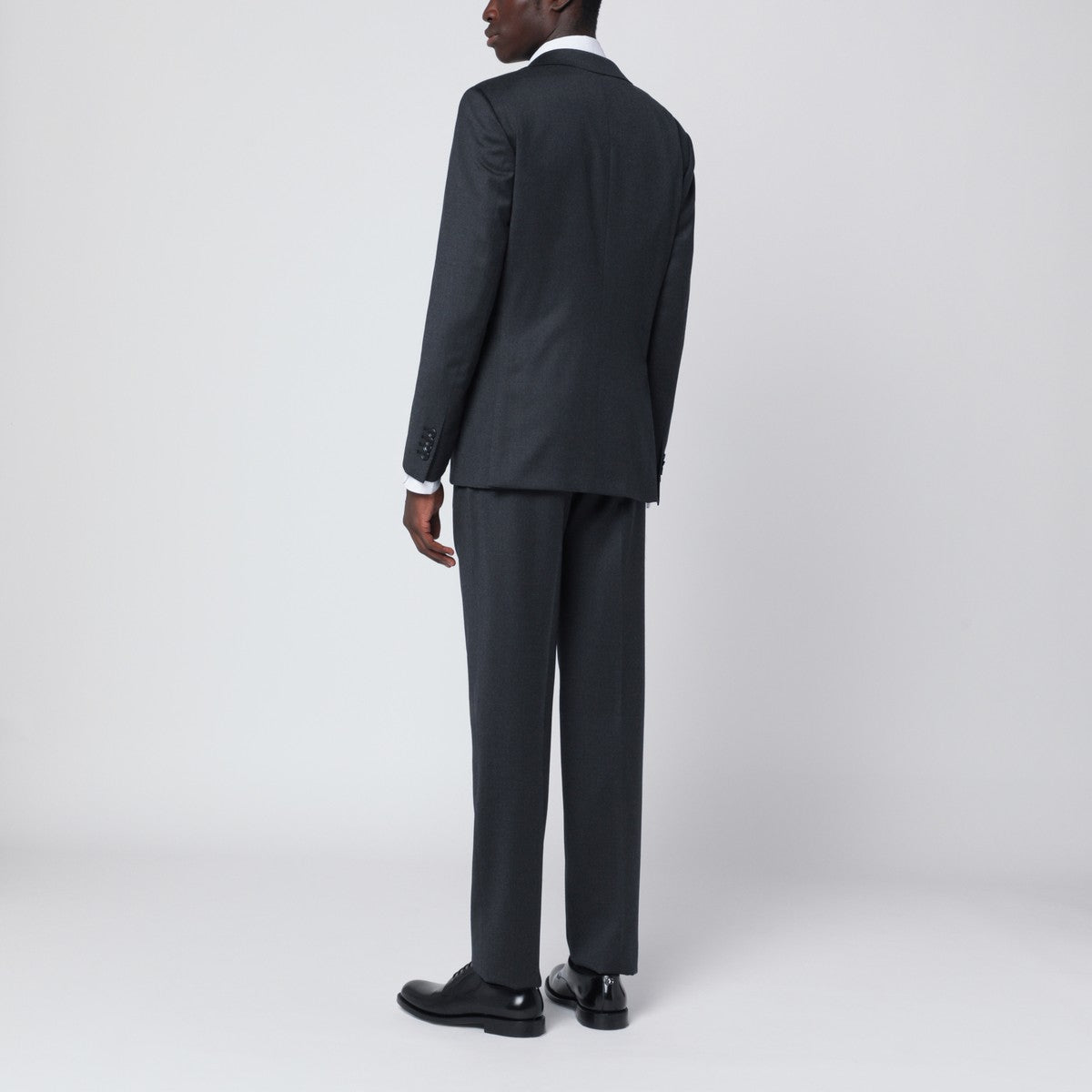 Tagliatore Gray single-breasted wool suit