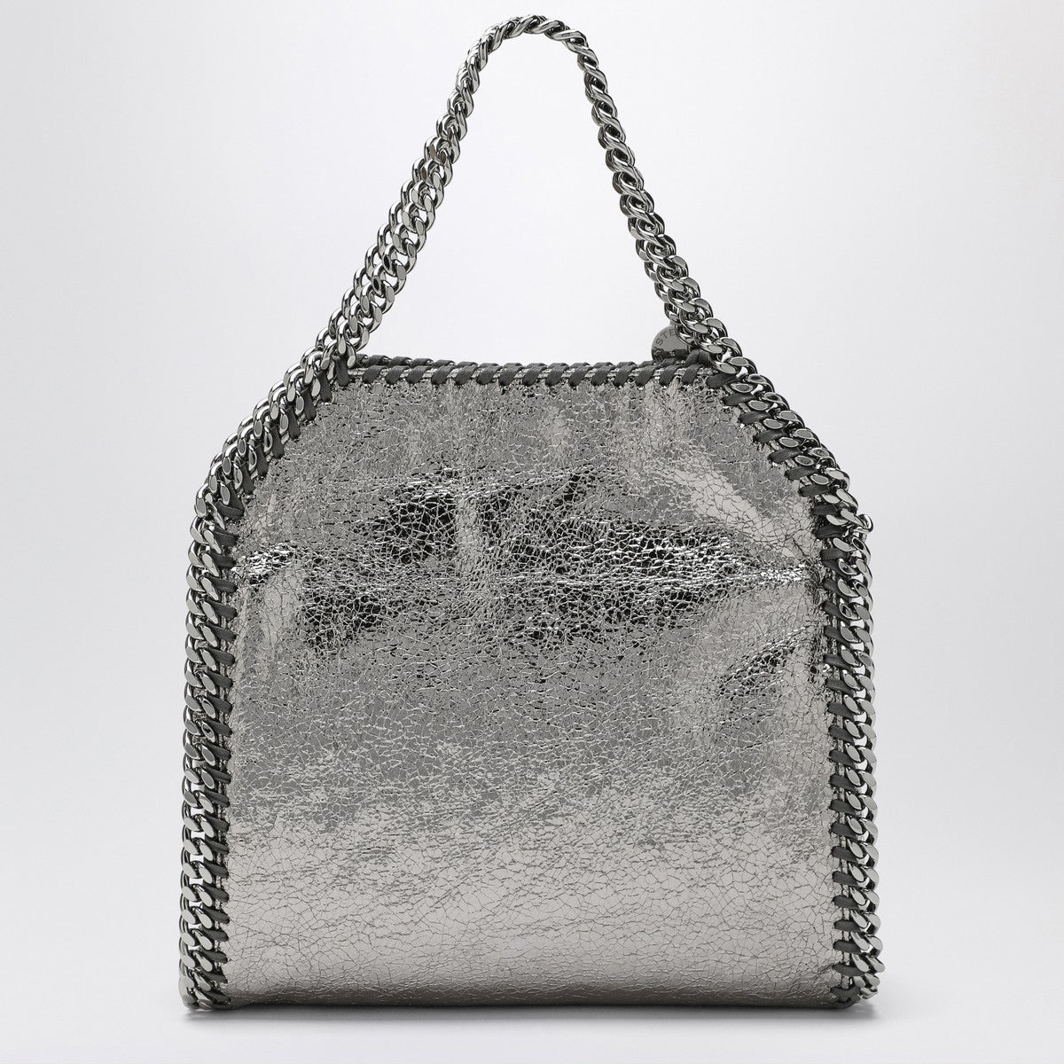 Stella McCartney Falabella mini metallic Steel Grey bag