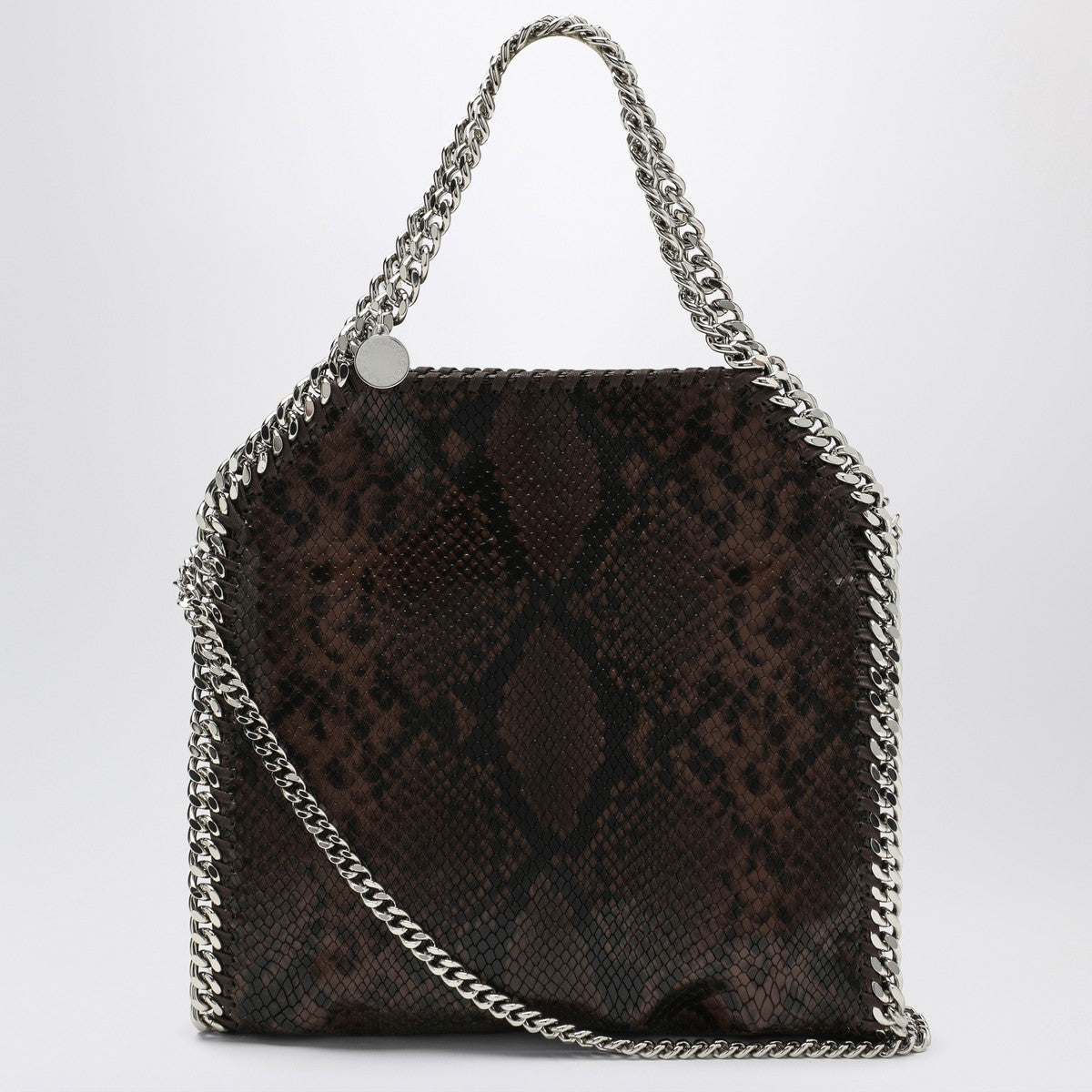 Stella McCartney Falabella Mini Tote Bag with snake print