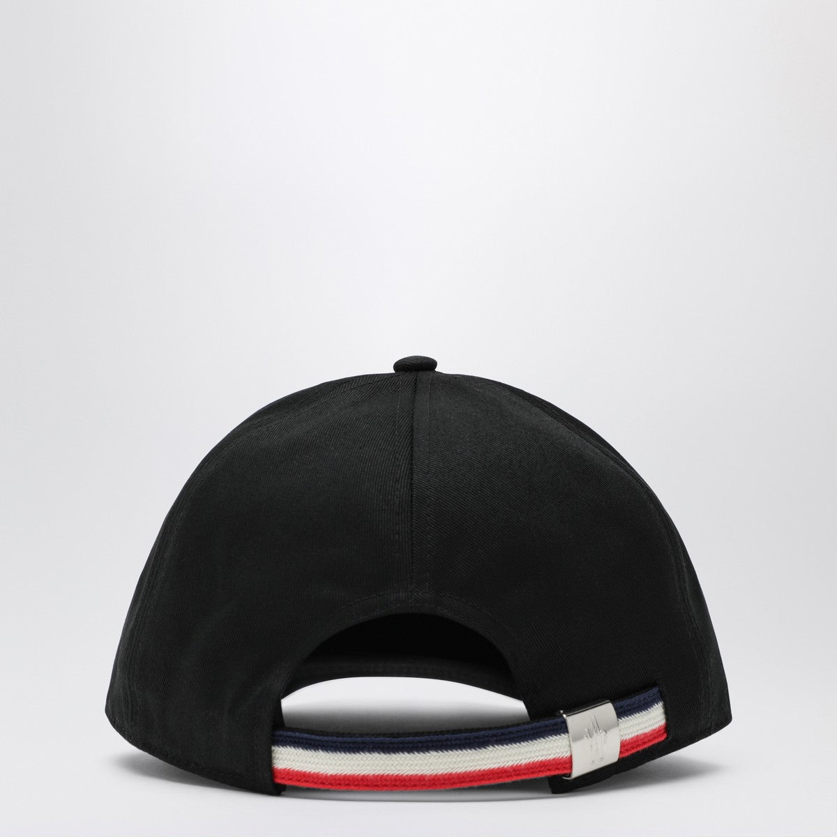 Moncler Black cotton gabardine baseball cap