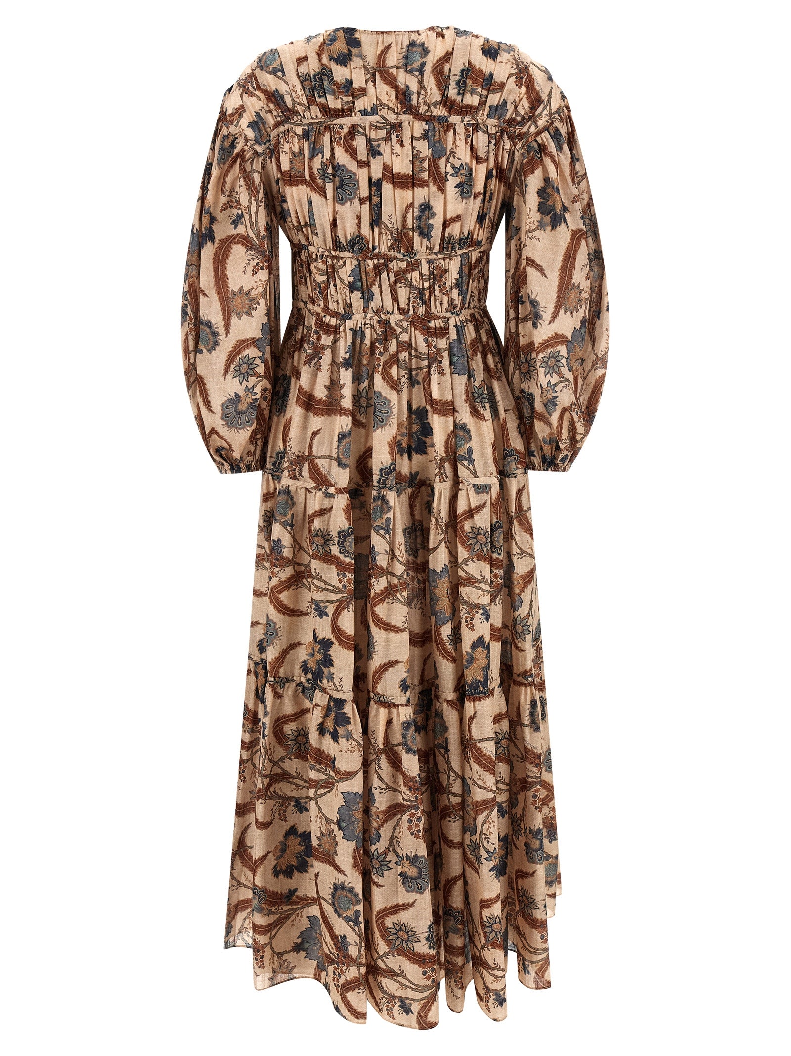 Zimmermann Ascension Tie Billow Maxi Dress