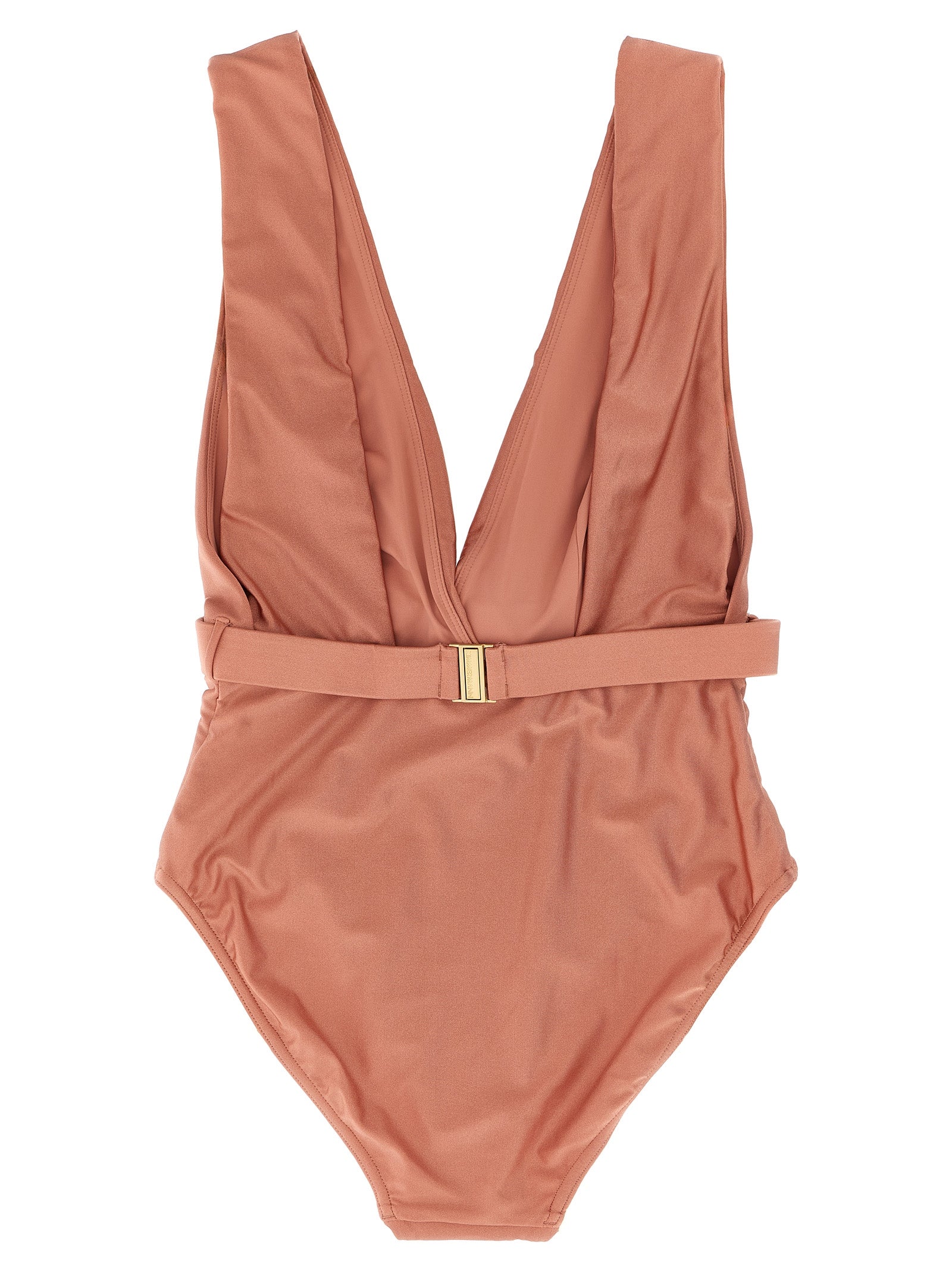 Zimmermann Lucky Plunge Flower One-piece Swimsuit