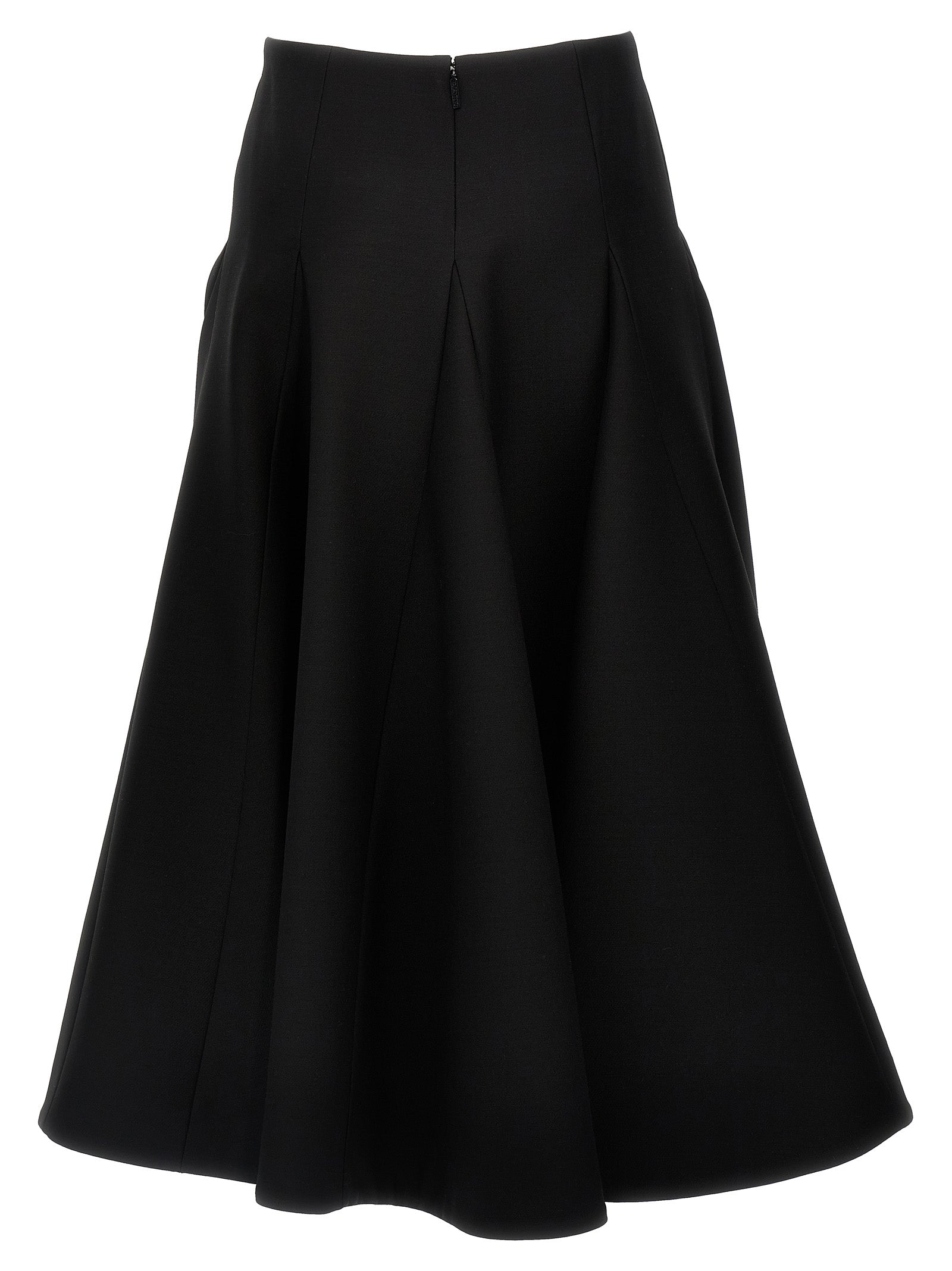 Valentino Garavani Solid Crepe Couture Valentino Skirt