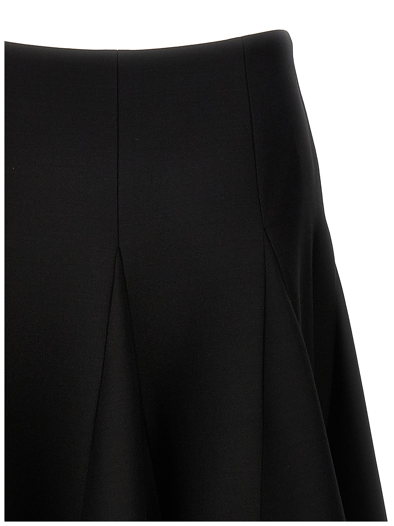 Valentino Garavani Solid Crepe Couture Valentino Skirt