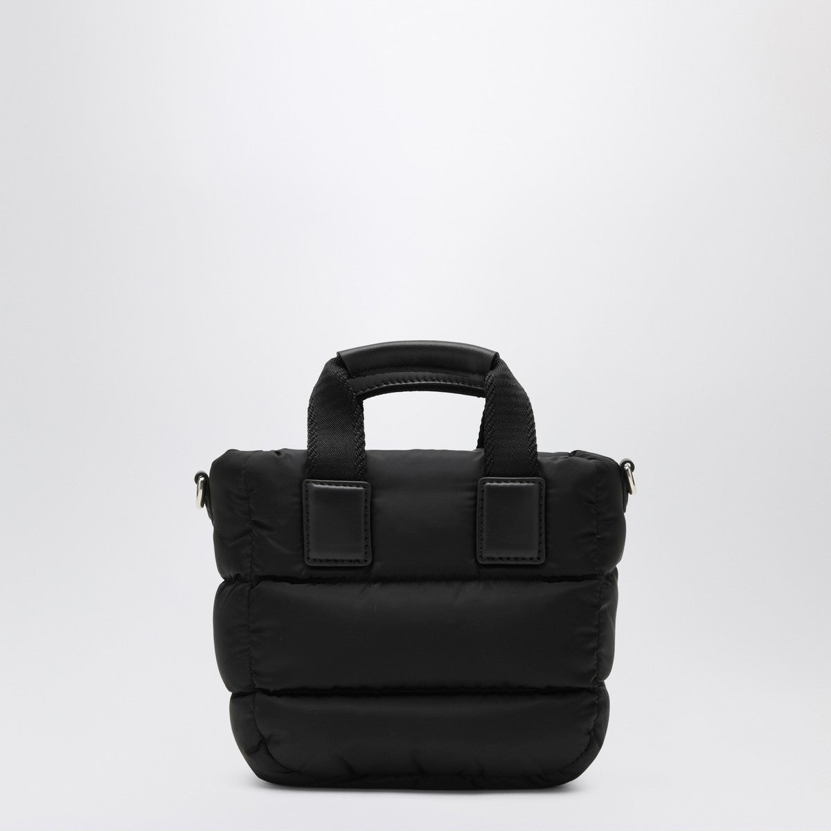 Moncler Black micro Caradoc tote bag