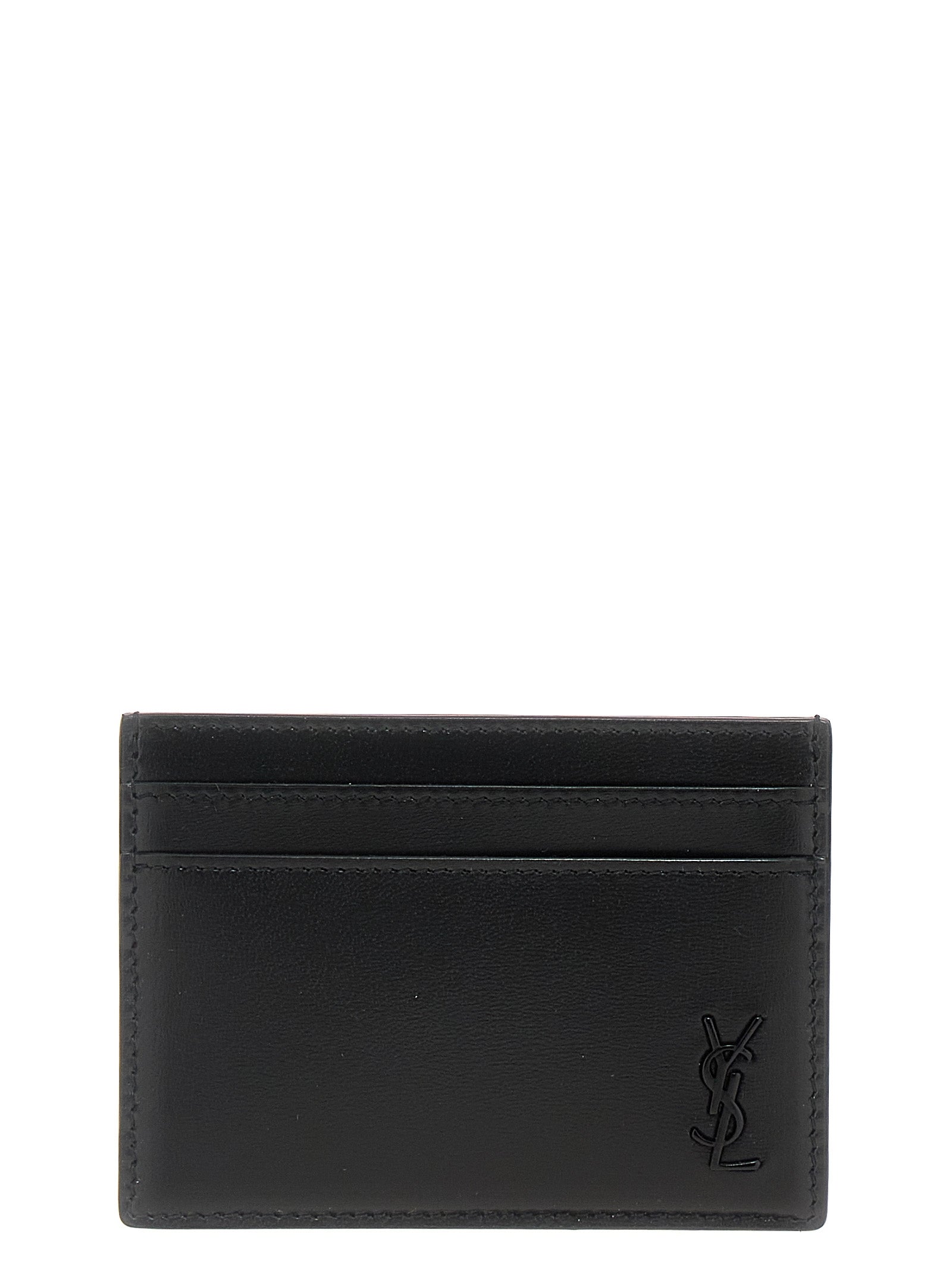 Saint Laurent Logo Leather Cardholder