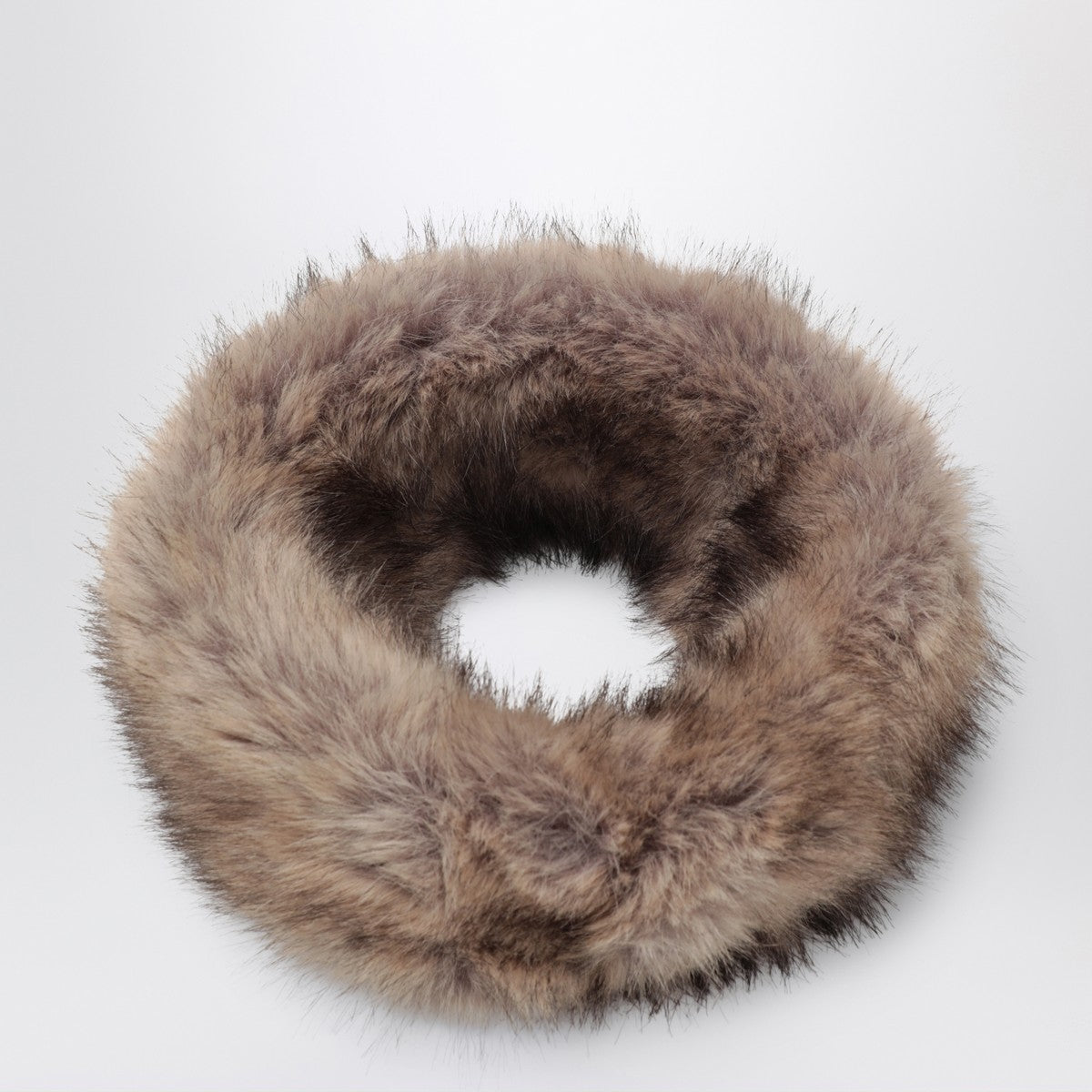 STAND STUDIO Zephyra headband in beige fur