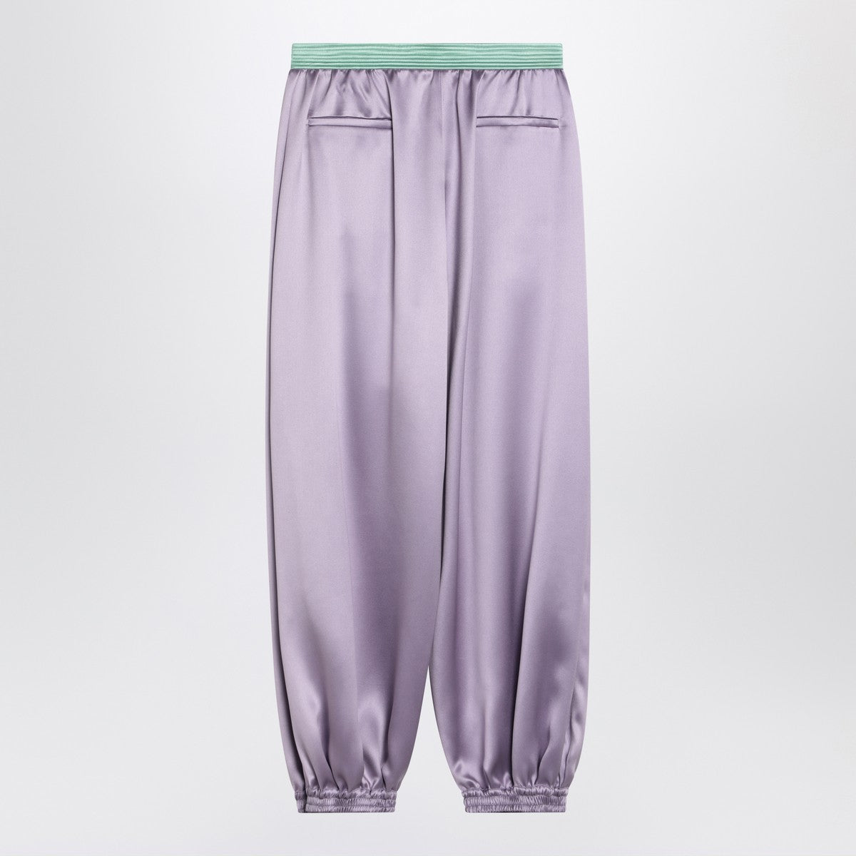Valentino Wide lilac silk pants