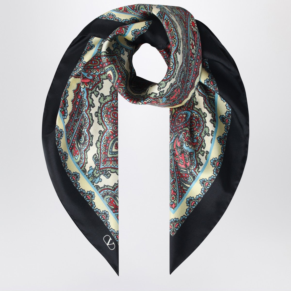 Valentino Garavani Silk scarf with Paisley print