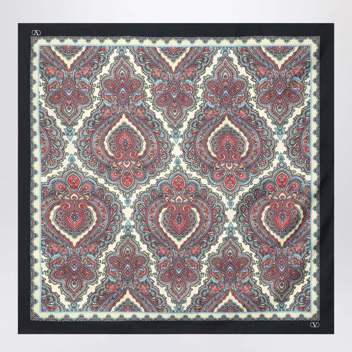 Valentino Garavani Silk scarf with Paisley print