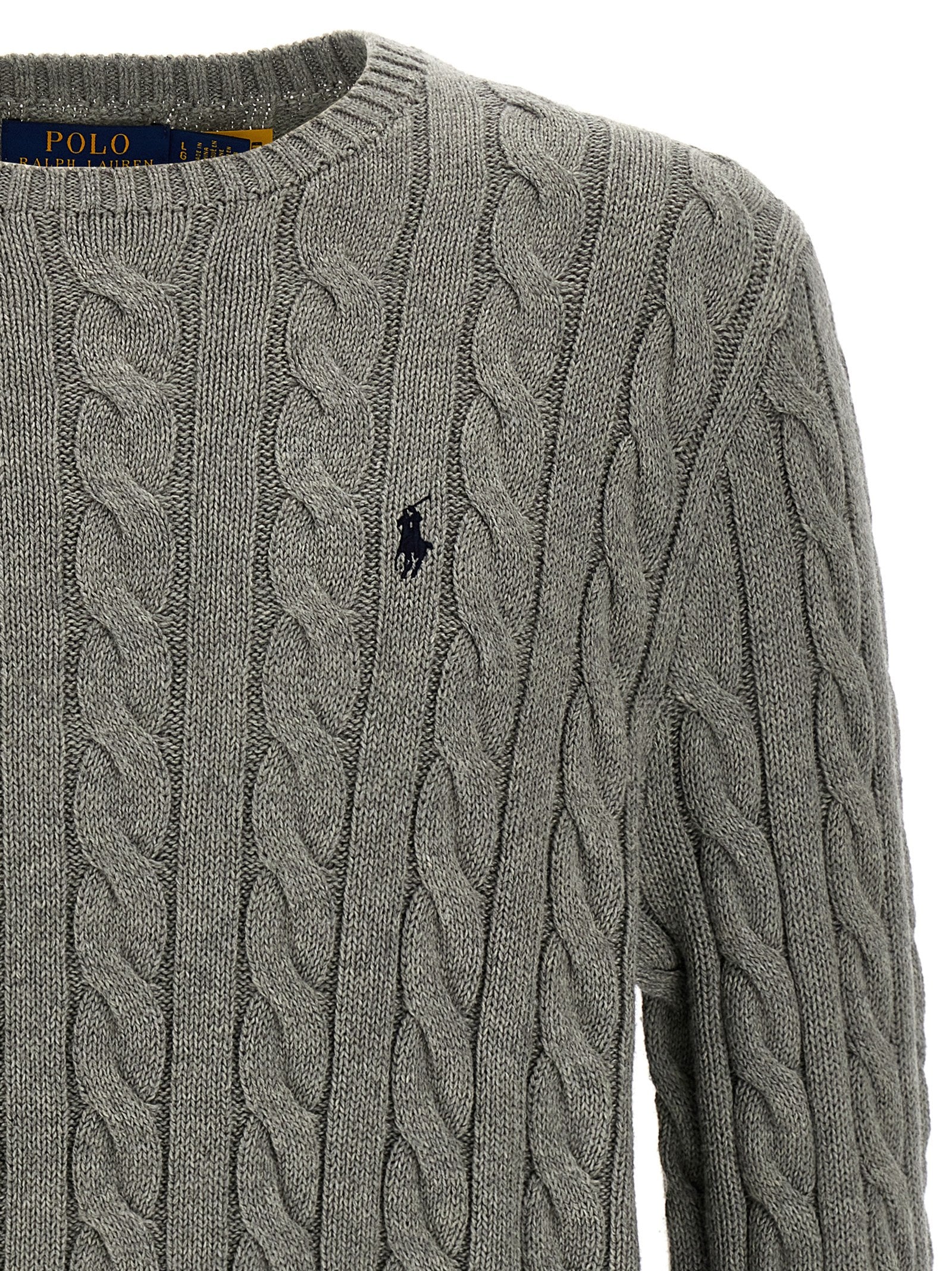 Polo Ralph Lauren Cotton Braided Sweater
