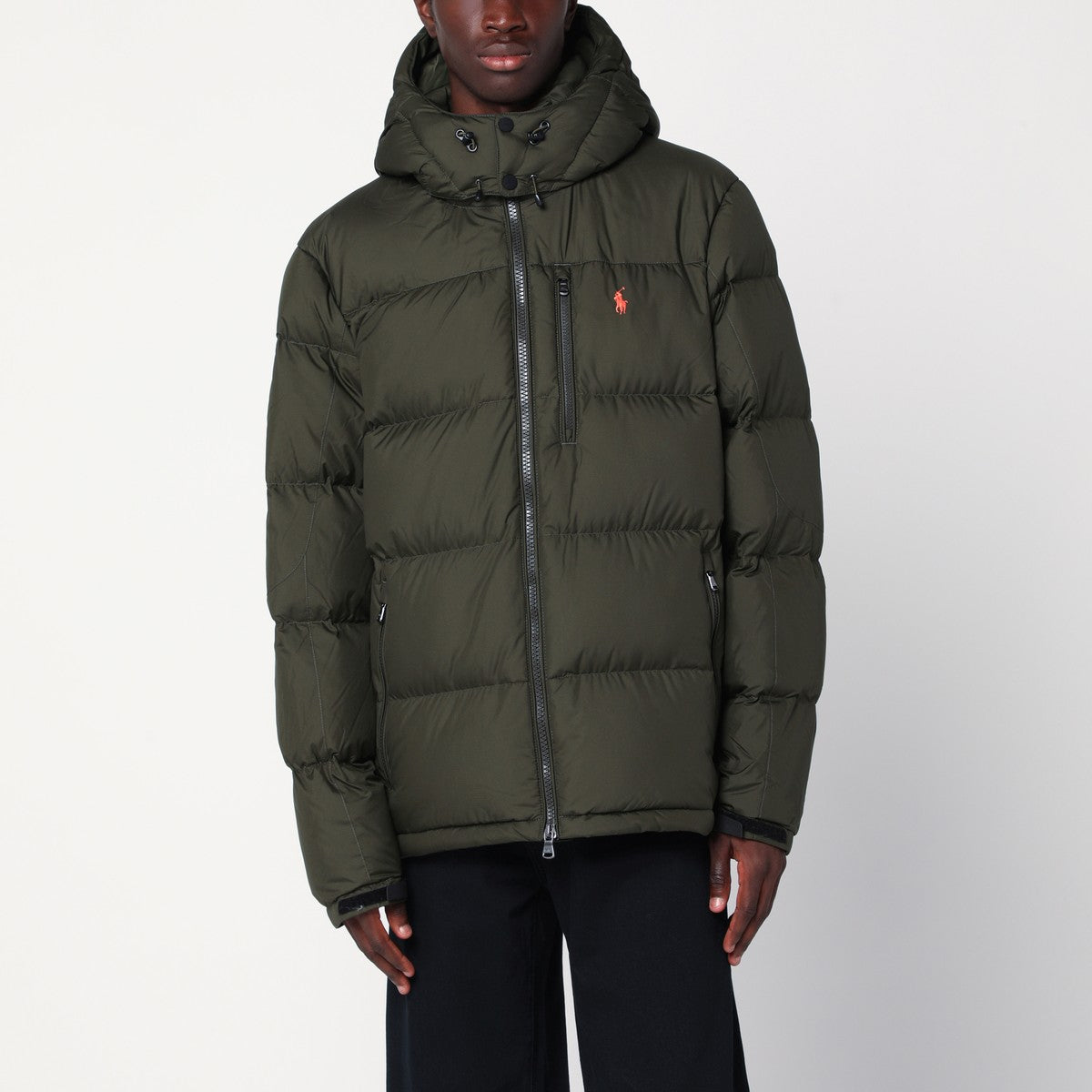Polo Ralph Lauren Olive green hooded down jacket