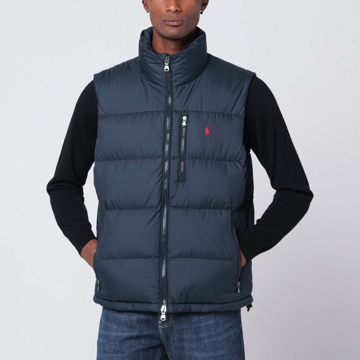 Polo Ralph Lauren Padded Gorham navy blue vest