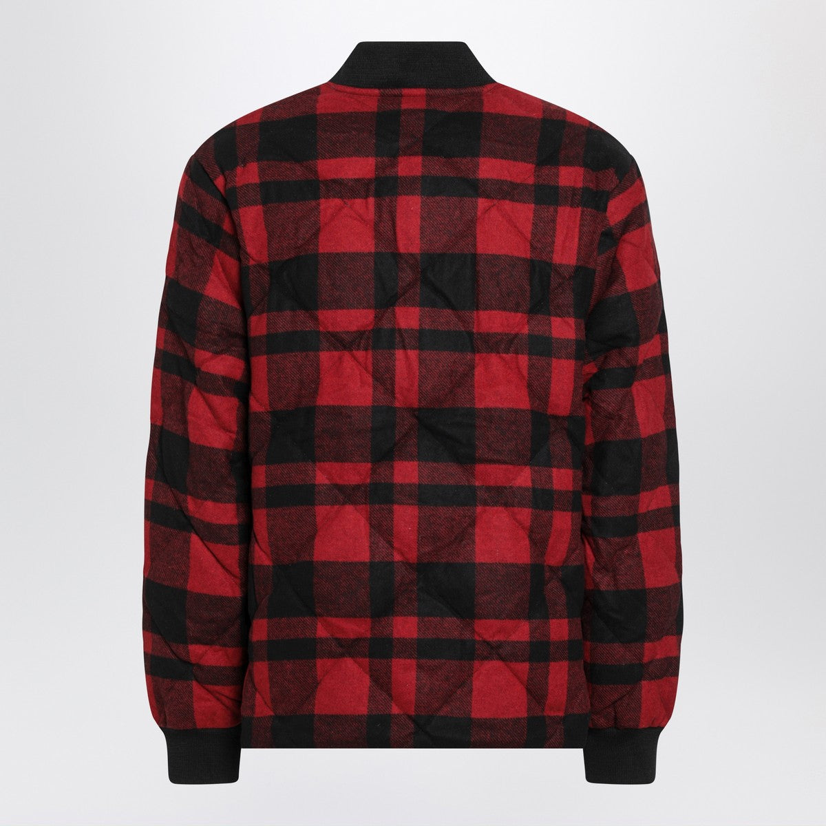 Polo Ralph Lauren Red and black quilted check bomber