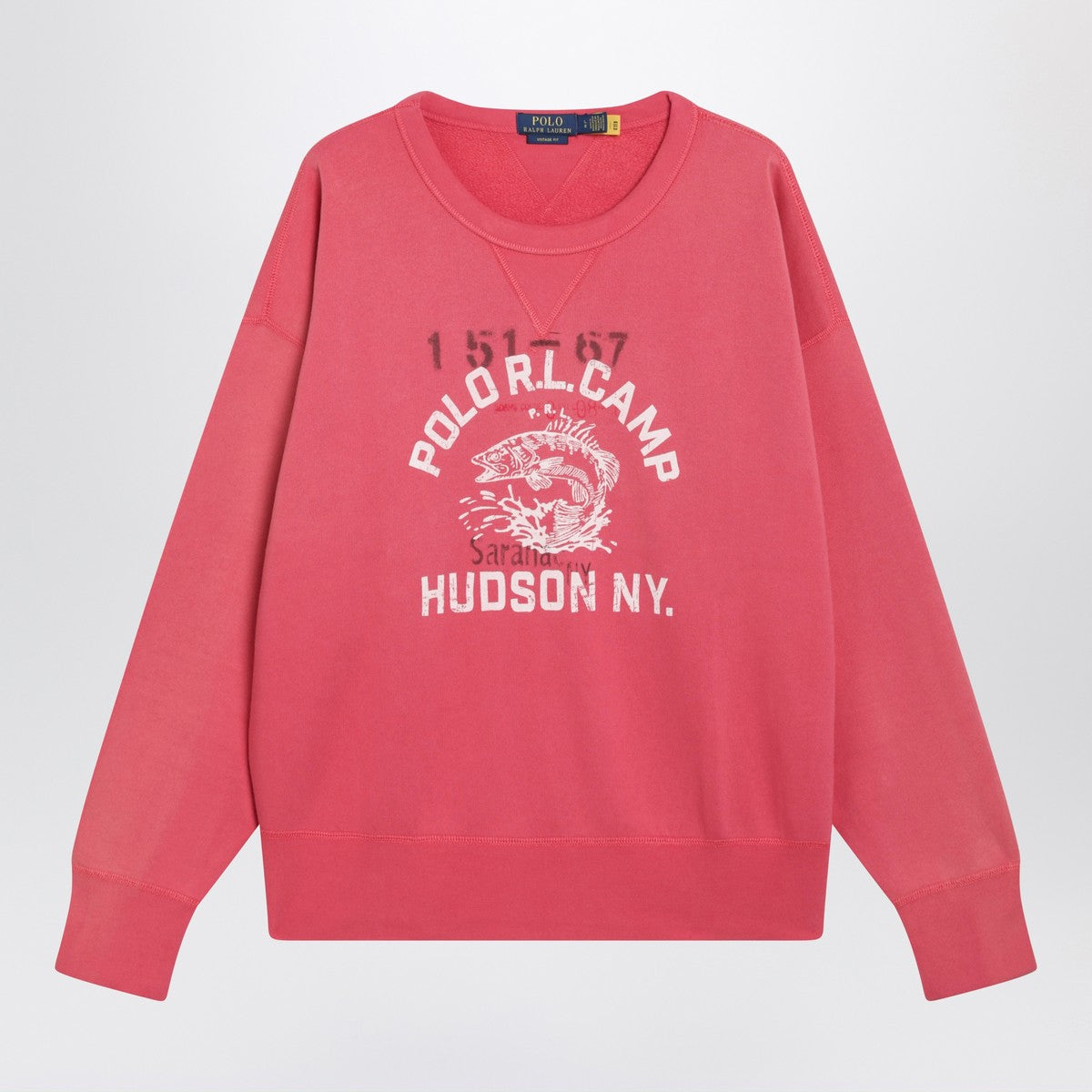 Polo Ralph Lauren Light red sweatshirt with logo print