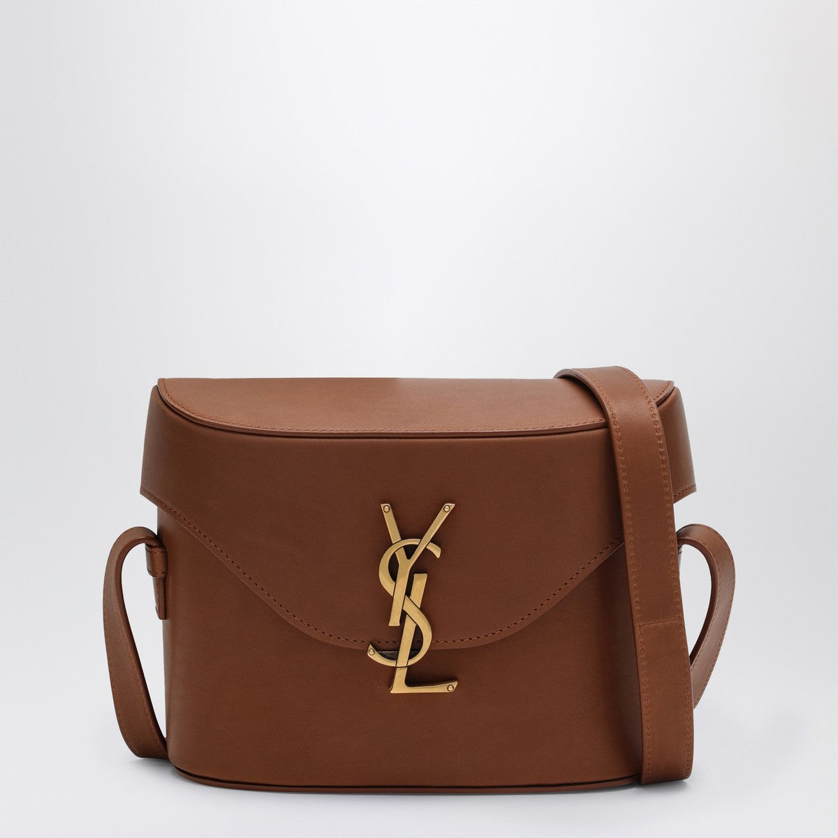 Saint Laurent Monogram small brick-coloured shoulder bag