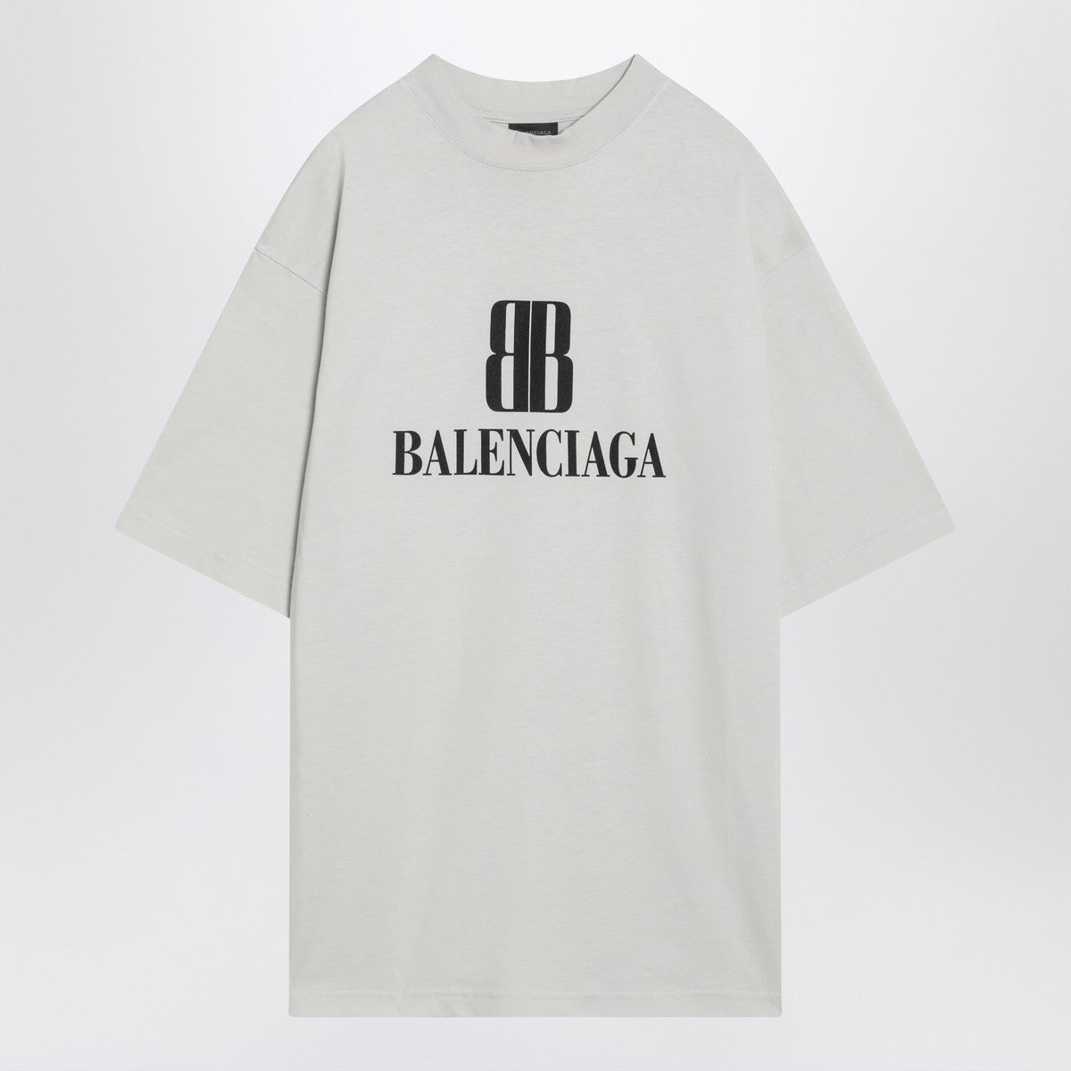 Balenciaga White Nano BB Medium Fit T-shirt