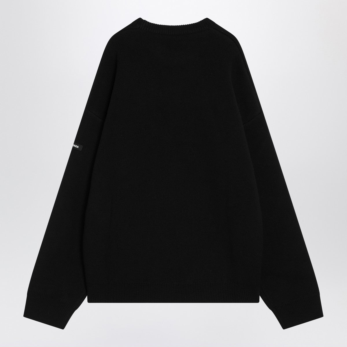 Balenciaga Black wool knit sweater
