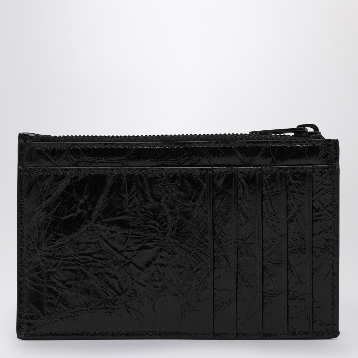 Balenciaga Card case with coin purse black