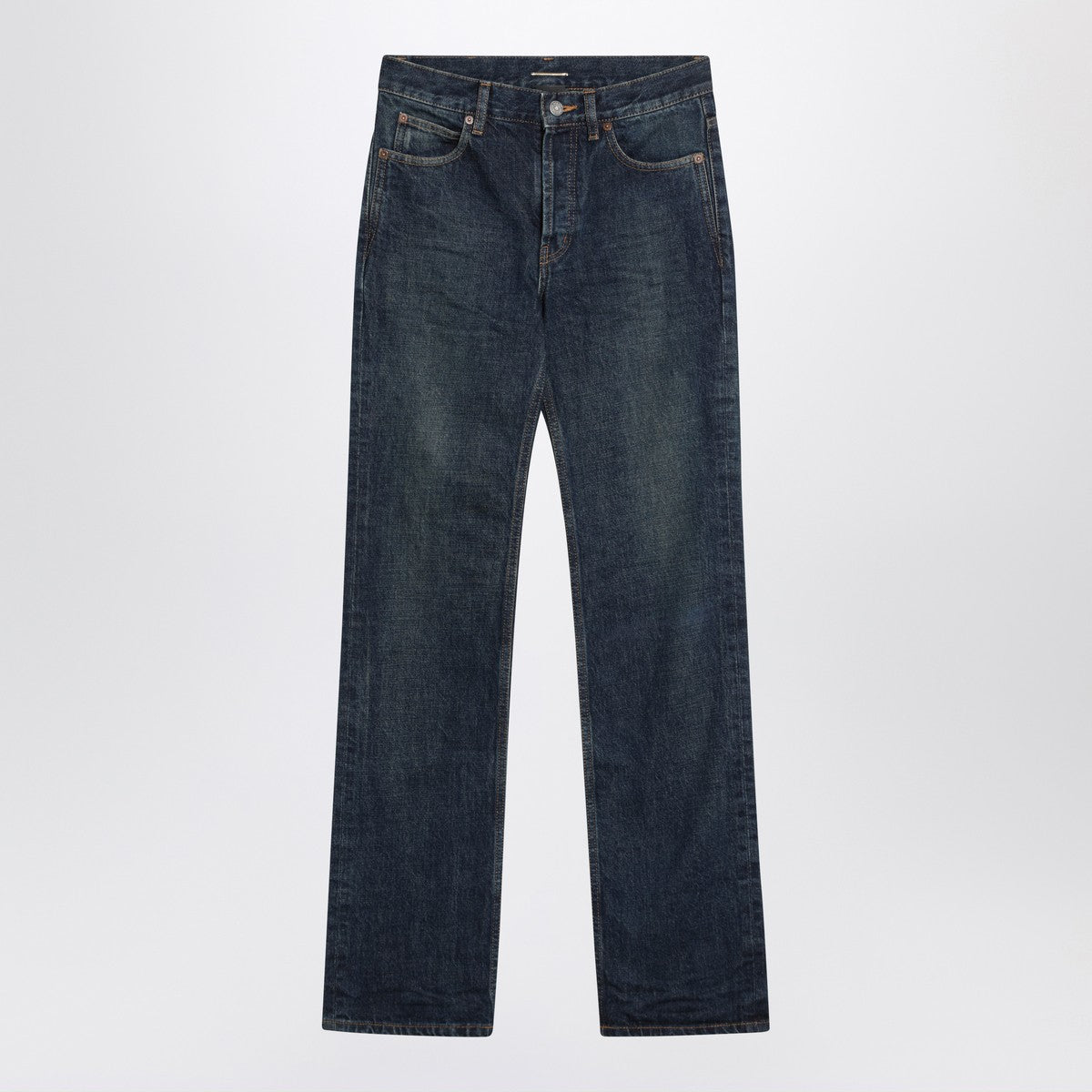 Saint Laurent Nico jeans in Heritage indigo denim