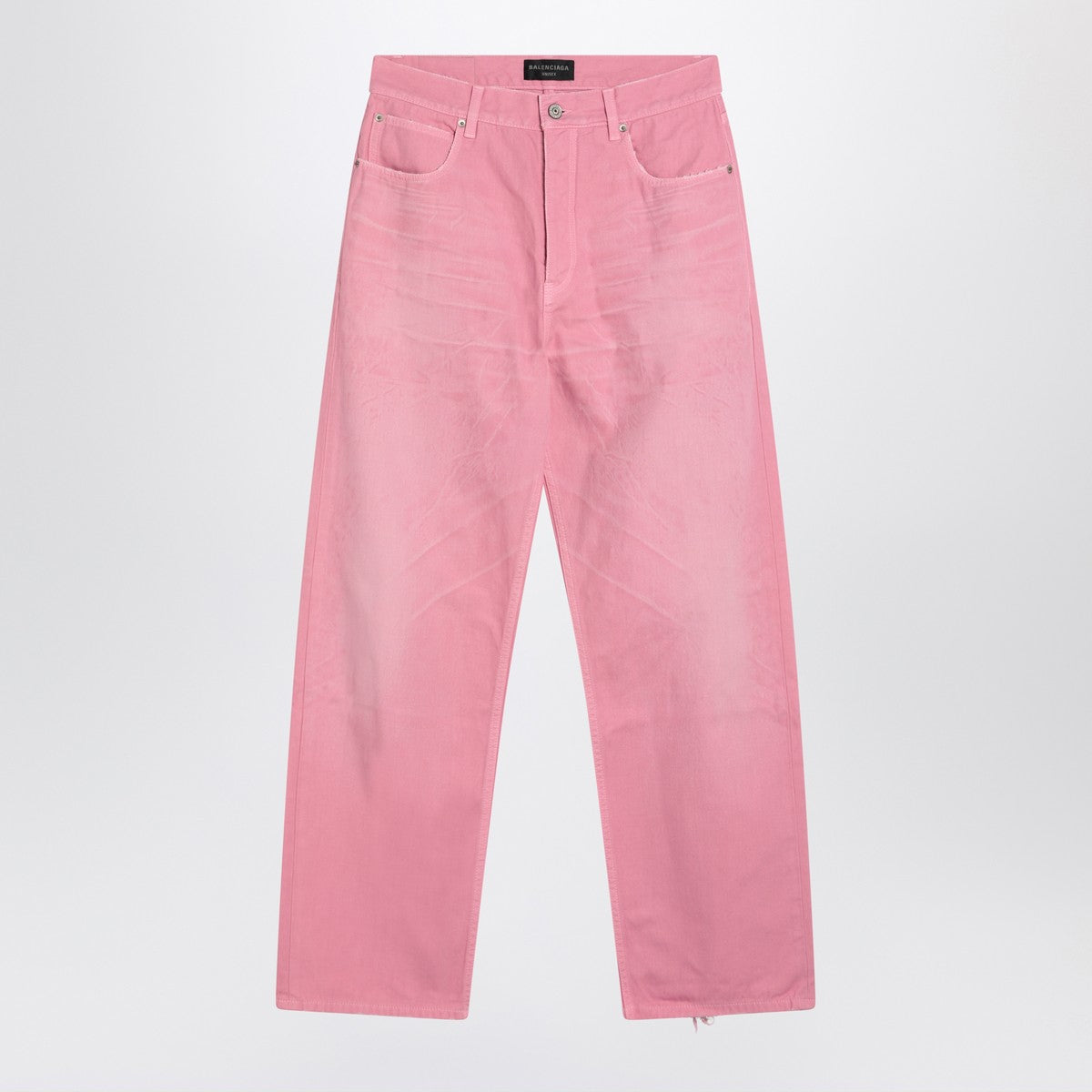 Balenciaga Wide-leg Baby Pink jeans