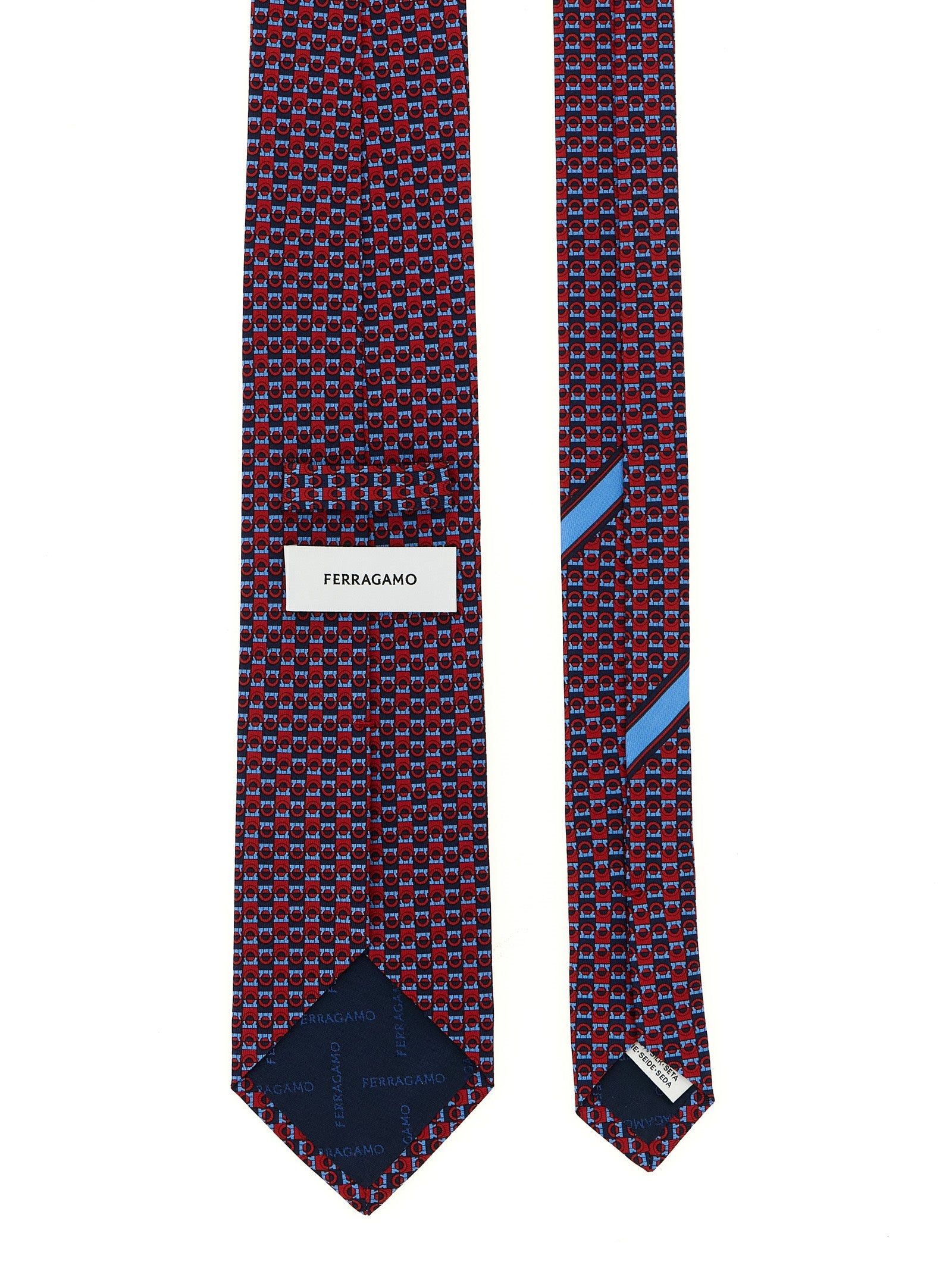 Ferragamo Gancini Print Tie