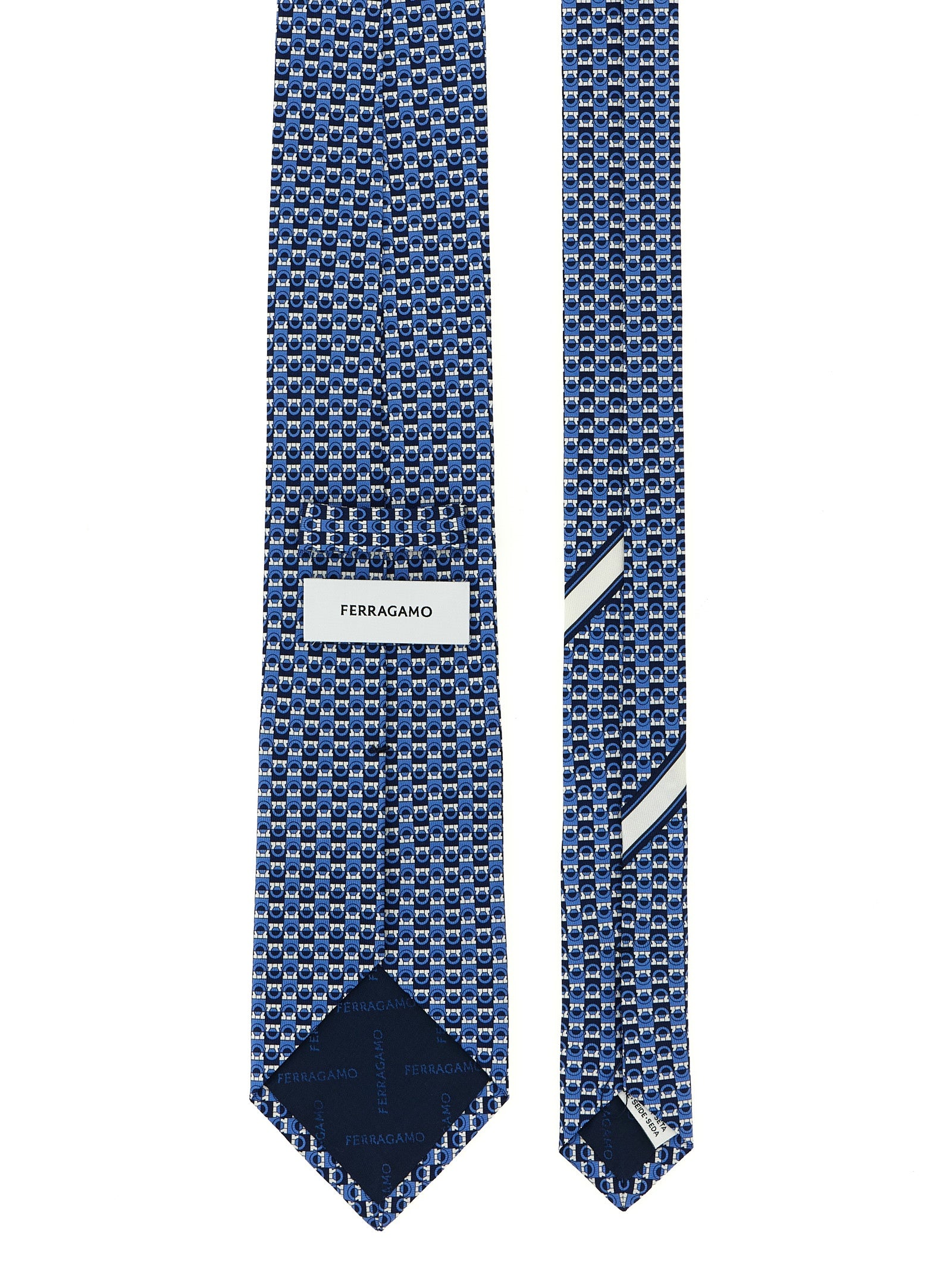 Ferragamo Gancini Print Tie