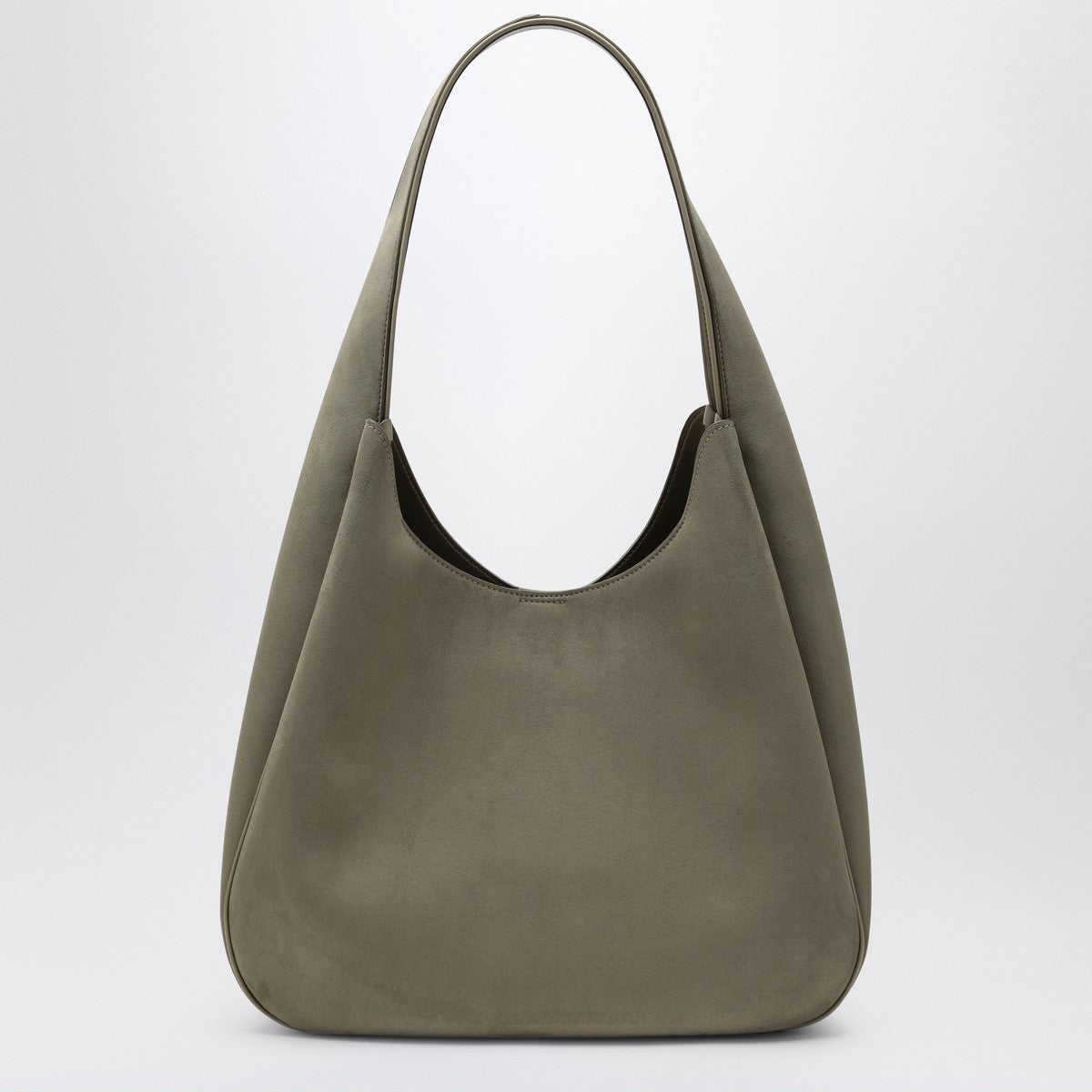 Stella McCartney Large Khaki Hobo Bag with Logo