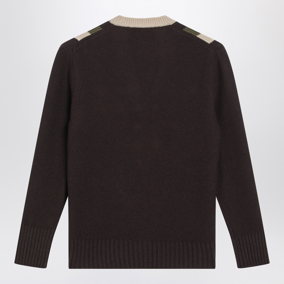 Valentino Brown/beige wool sweater