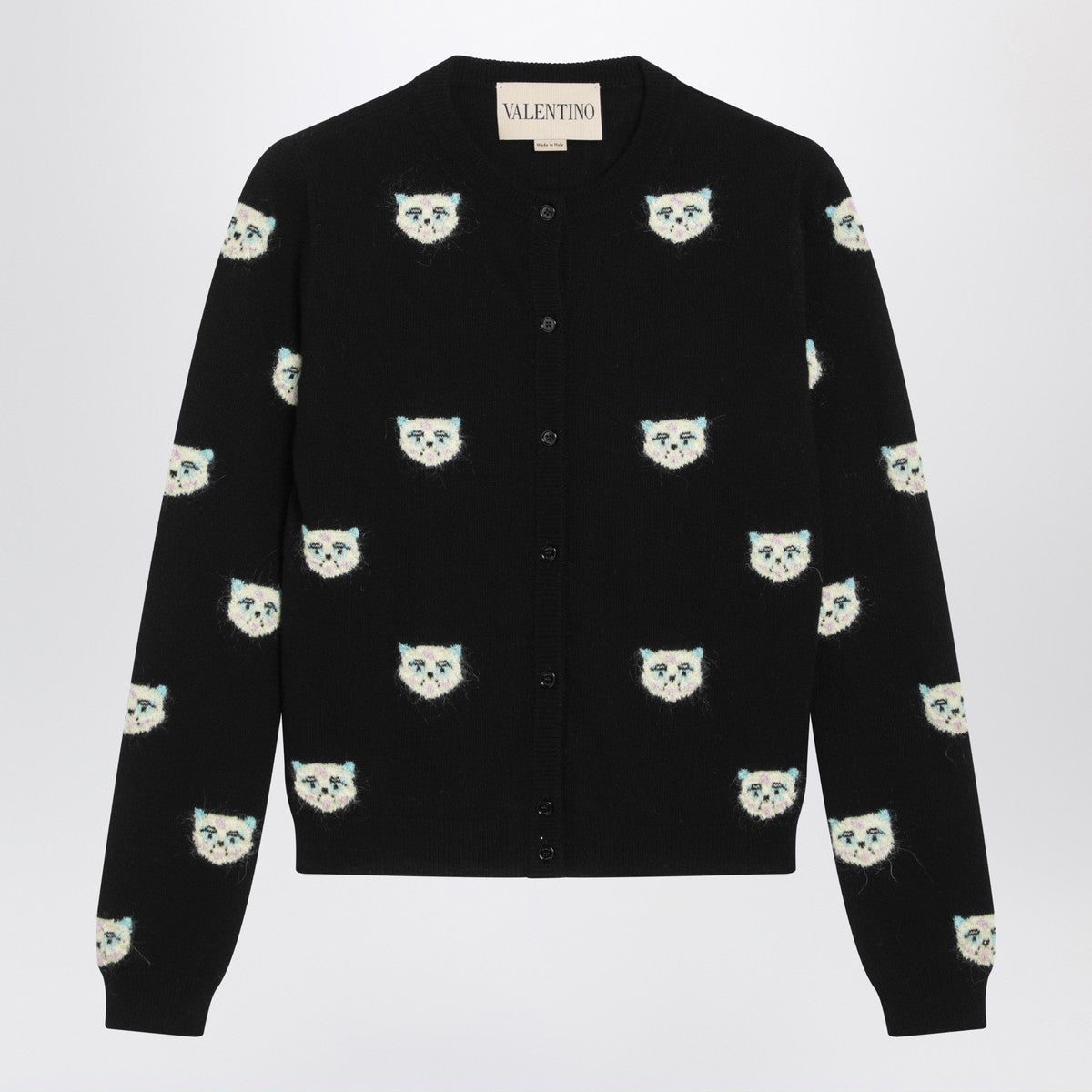 Valentino Le Chat De La Maison intarsia cardigan