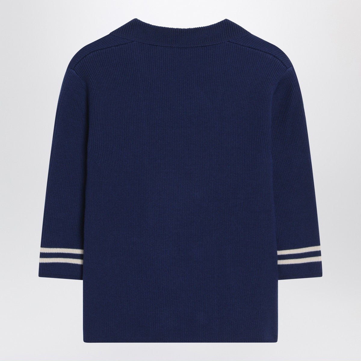 Valentino Blue double-breasted wool cardigan