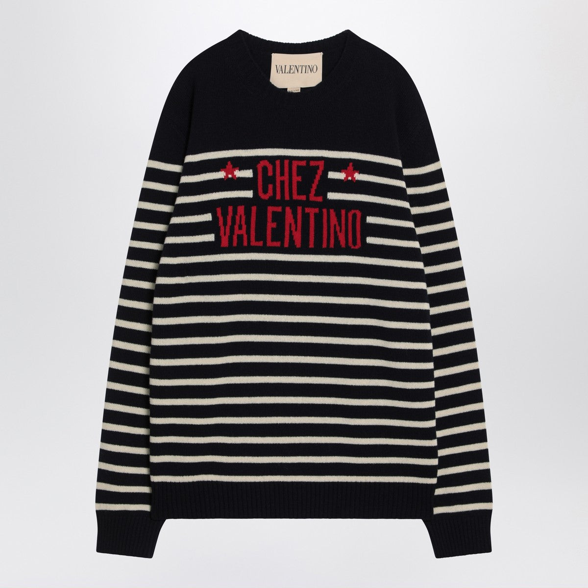 Sweater with jacquard pattern Chez Valentino