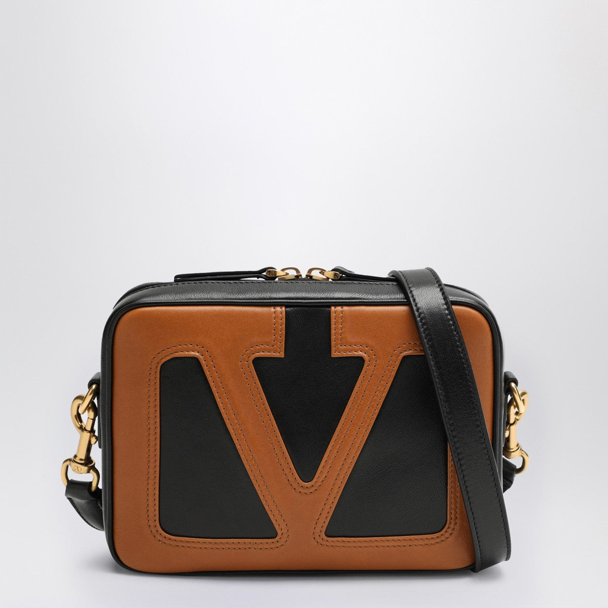 Valentino Garavani Viva Superstar crossbody bag black/spice
