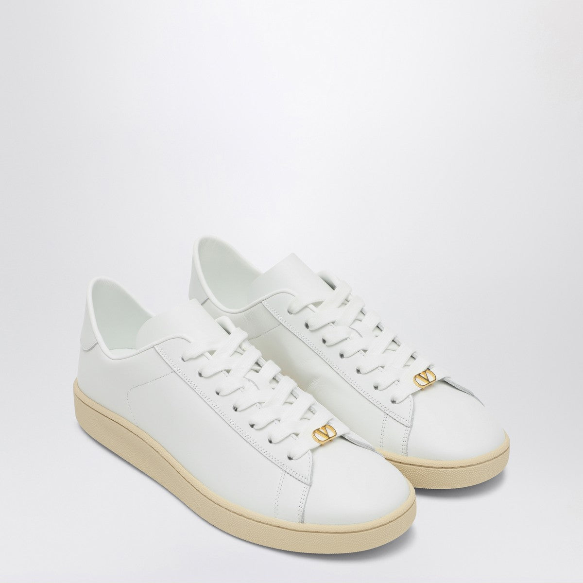 Valentino Garavani White leather Royco sneakers
