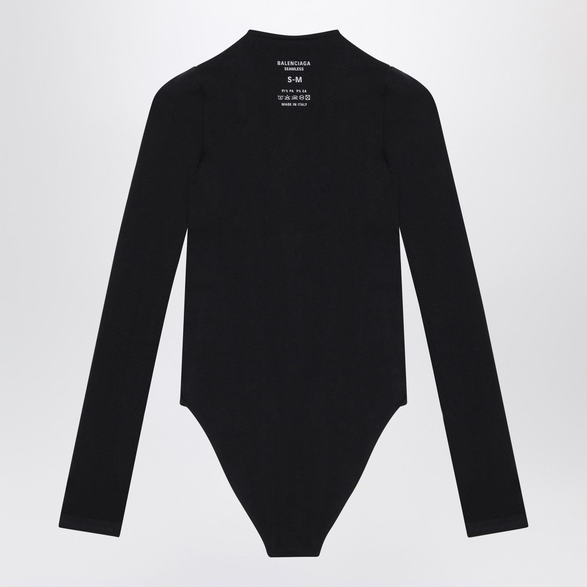 Balenciaga Black nylon bodysuit