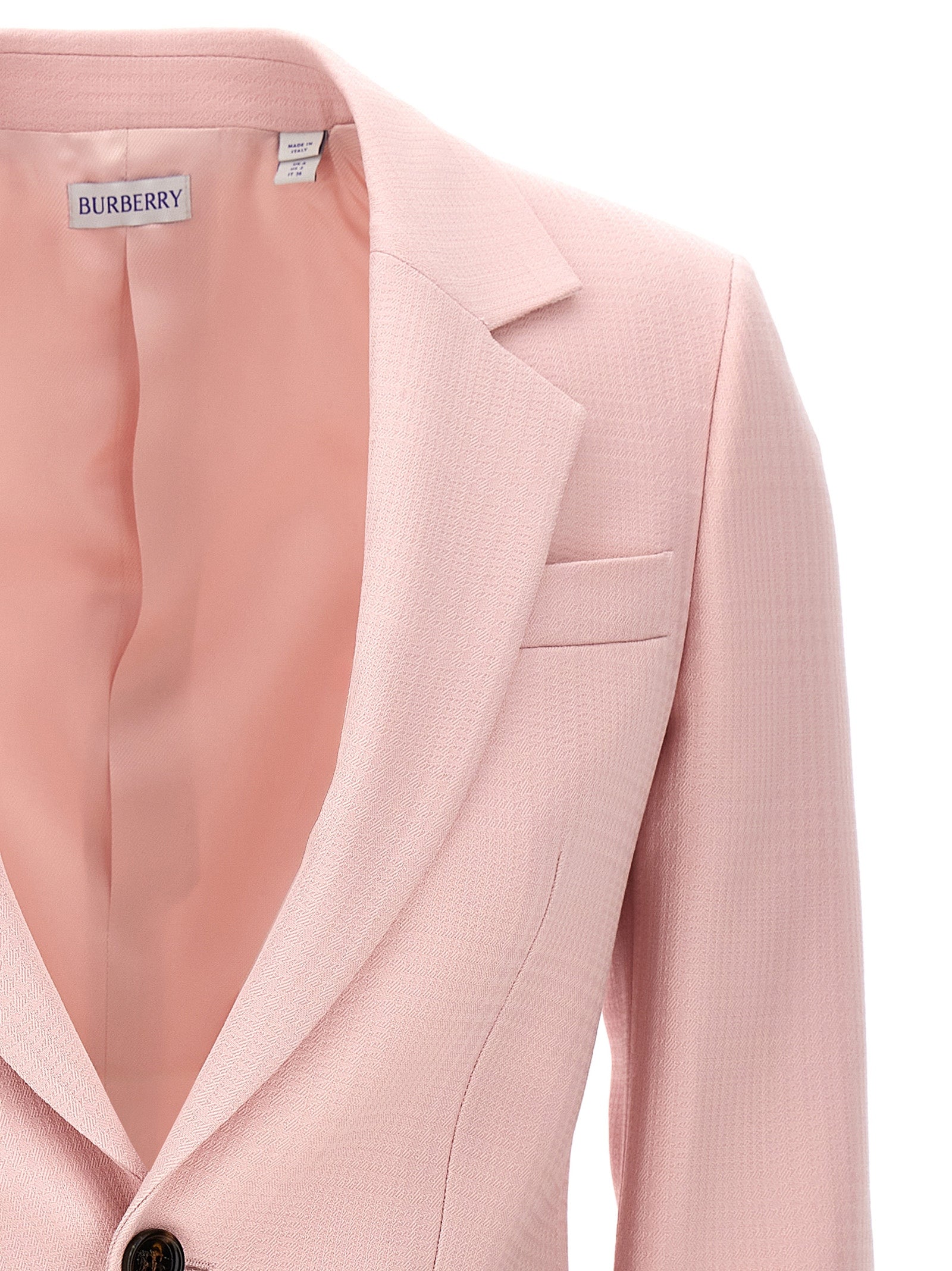 Burberry Single-breasted Tailored Blazer
