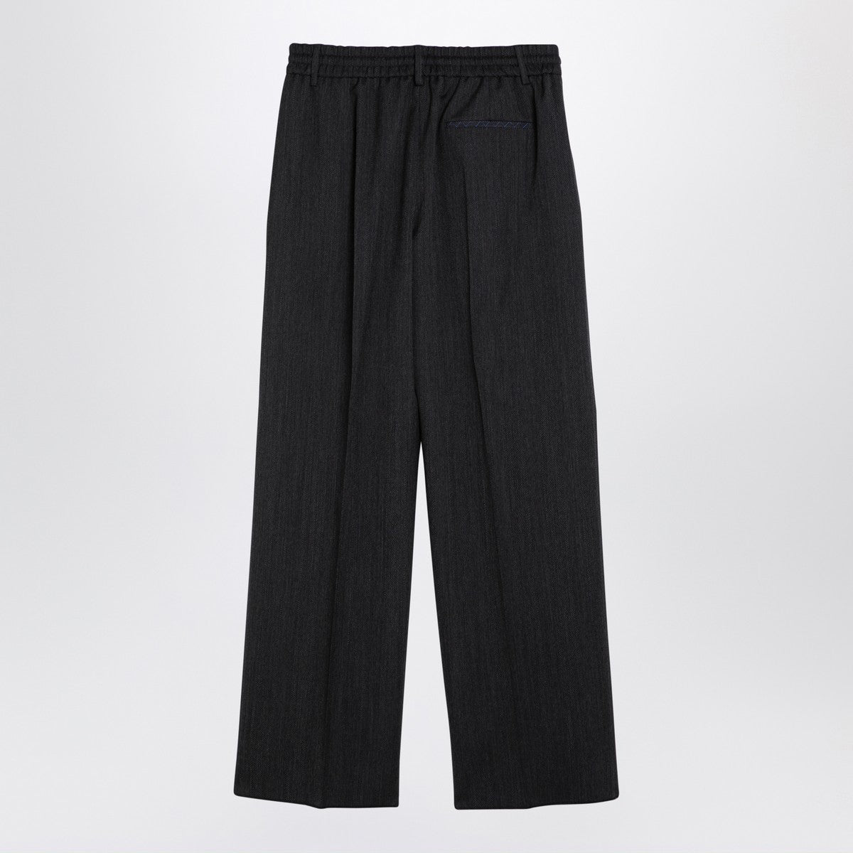 Burberry Grey wool trousers with darts