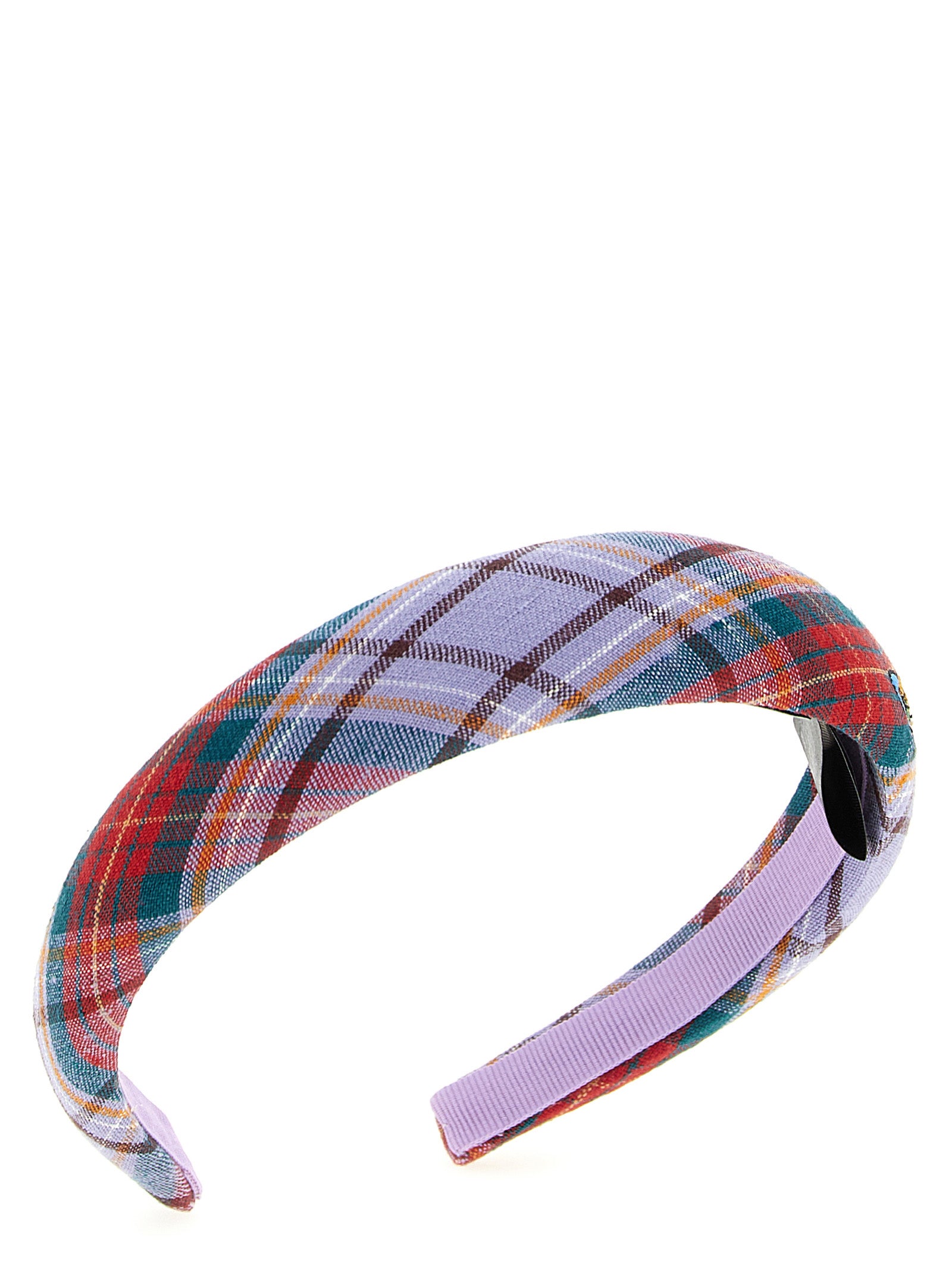Vivienne Westwood Rtw Tartan Slim Headband